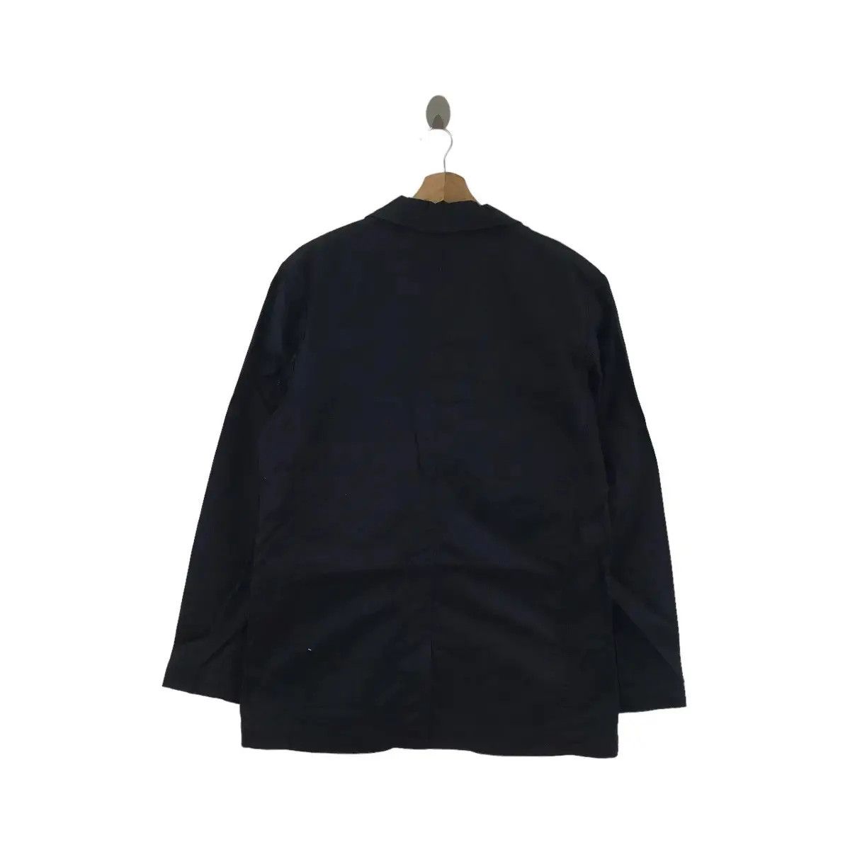 Armani Exchange Vintage A/X ARMANI EXCHANGE Plain Black Blazer Coat Size 46R - 5 Thumbnail