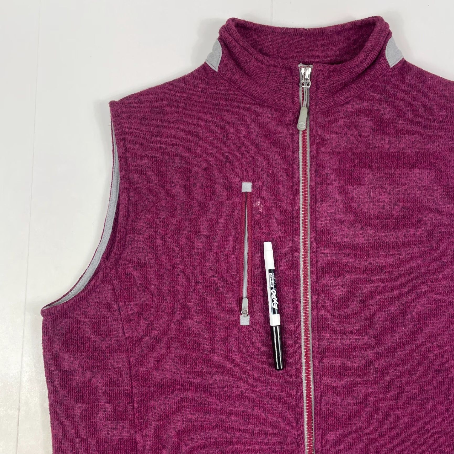 Peter Millar VINTAGE Peter Millar Vest Womens Medium Purple Golf Full Zip Lined Golfing Trail Hiking Size M / US 6-8 / IT 42-44 - 2 Thumbnail