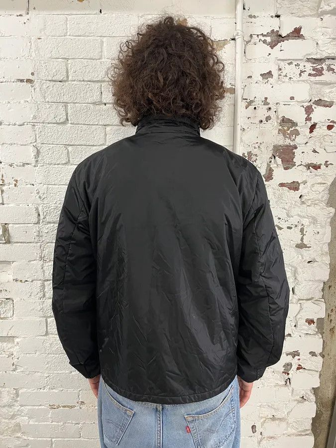 Prada AW2010 Prada Black Pure Black Bomber Jacket Size US L / EU 52-54 / 3 - 3 Thumbnail