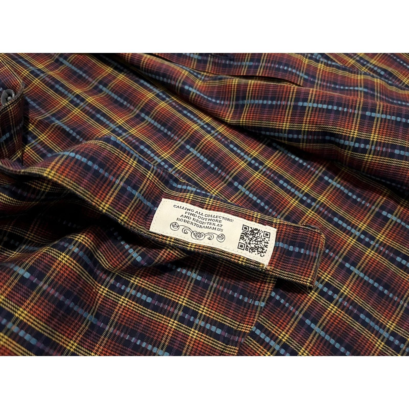 Robert Graham Robert Graham Long Sleeve Button-Up Plaid Shirt Mens XL Size US XL / EU 56 / 4 - 3 Thumbnail