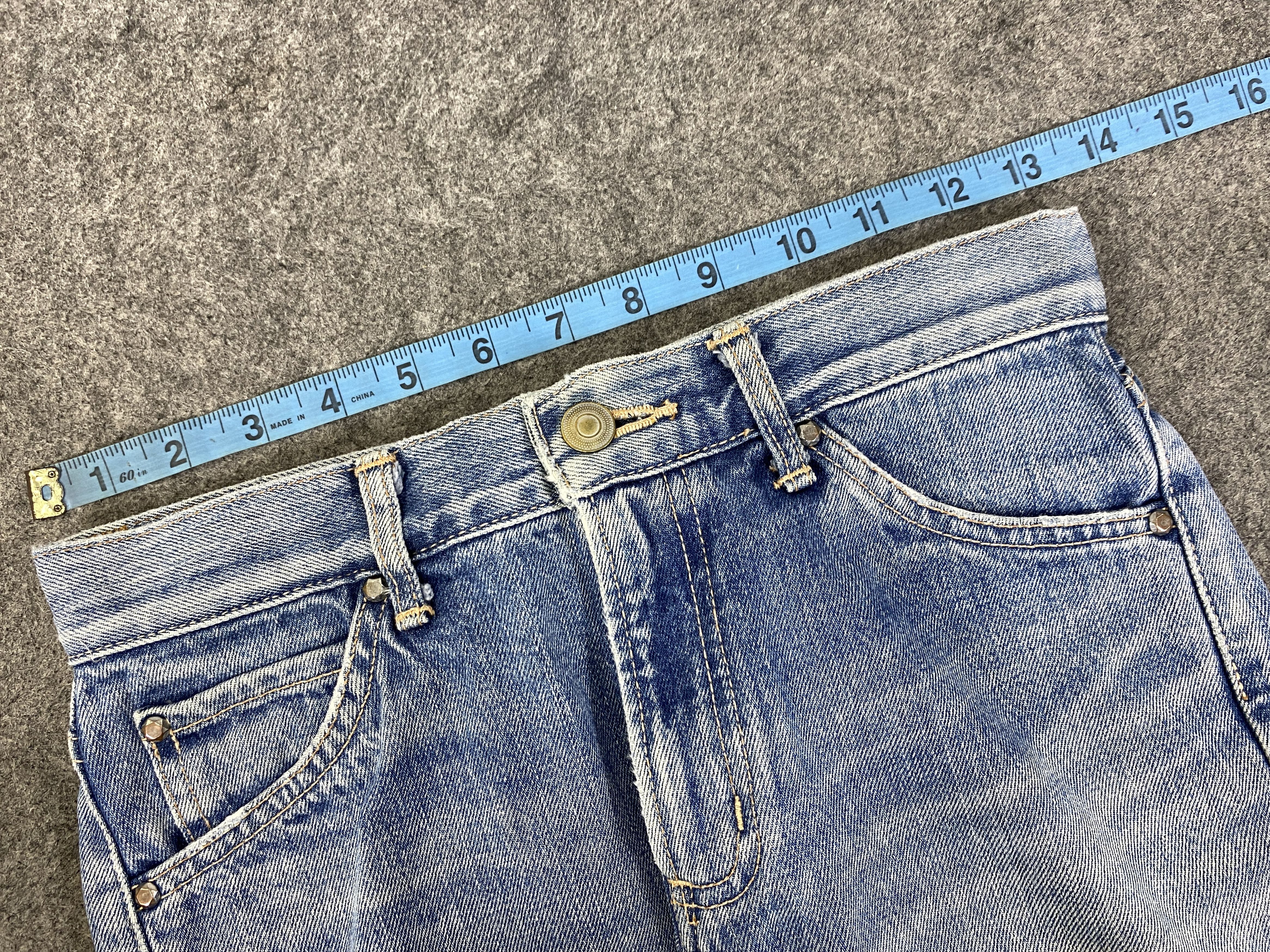 Japanese Brand Redline Vintage Fiorucci Jeans 27x24 - JN3243 Size US 27 - 5 Thumbnail