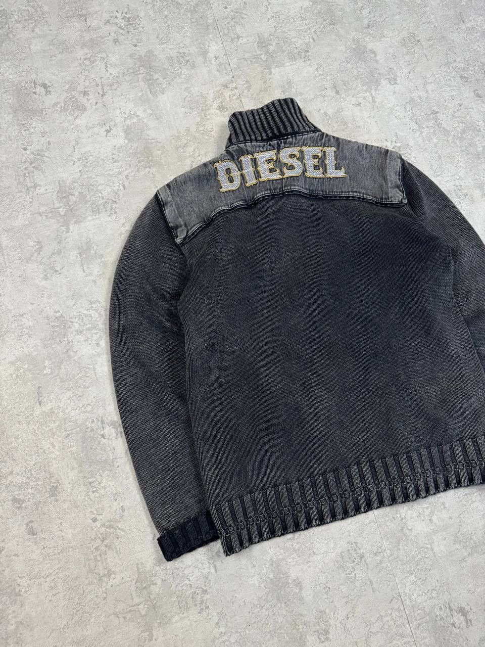 Diesel RARE Vintage Diesel Avant Garde Knit Zip Sweater Size M Size US M / EU 48-50 / 2 - 9 Thumbnail