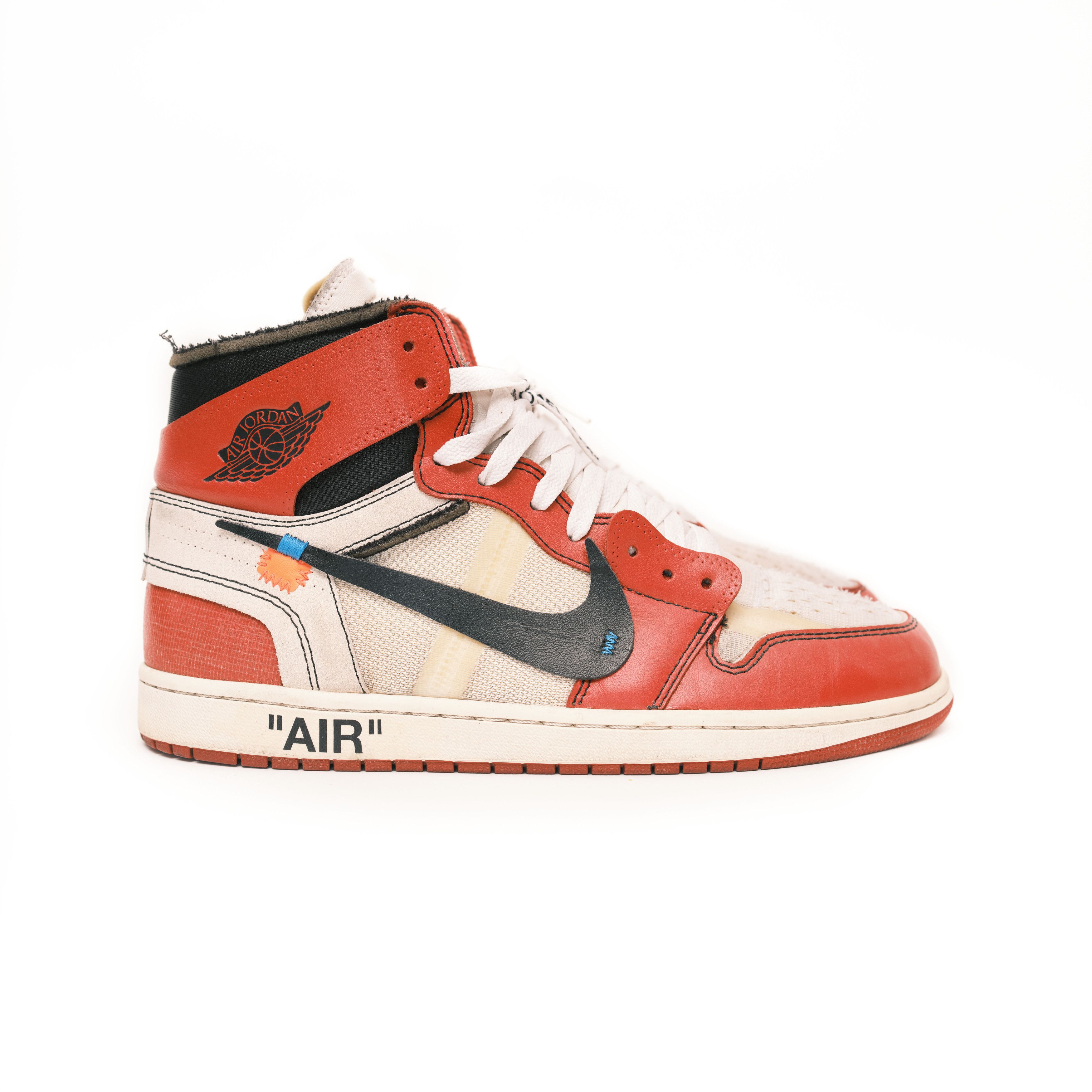 Jordan Brand Nike Air Jordan Chicago 1 Off White Virgil Size 11 Size US 11 / EU 44 - 2 Thumbnail