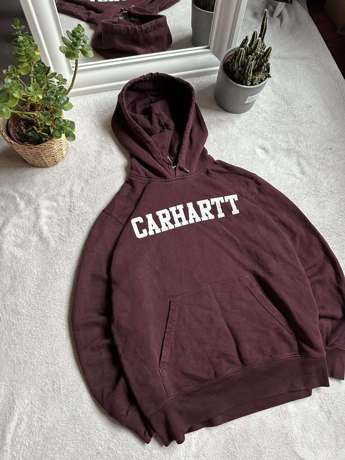 Carhartt Carhartt Vintage Streetwear Big Logo Streetwear Hoodie Size US M / EU 48-50 / 2 - 2 Thumbnail