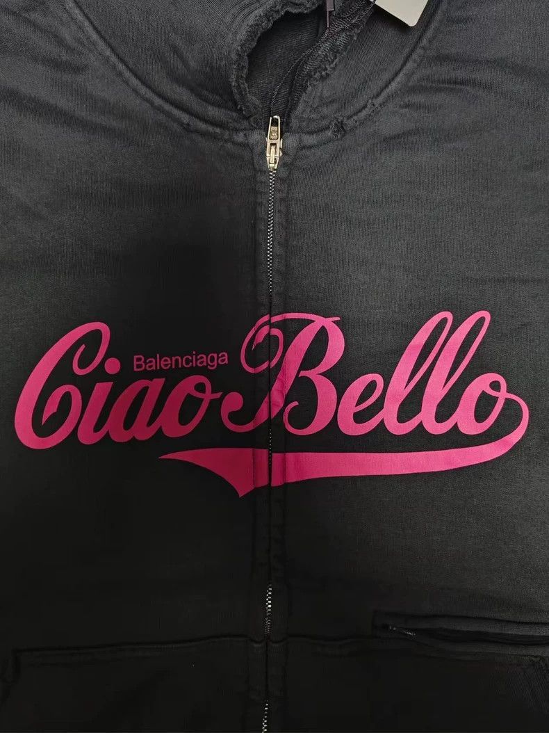 Balenciaga Balenciaga Ciao Bello Zip Hoodie-2506 Size US XS / EU 42 / 0 - 3 Thumbnail