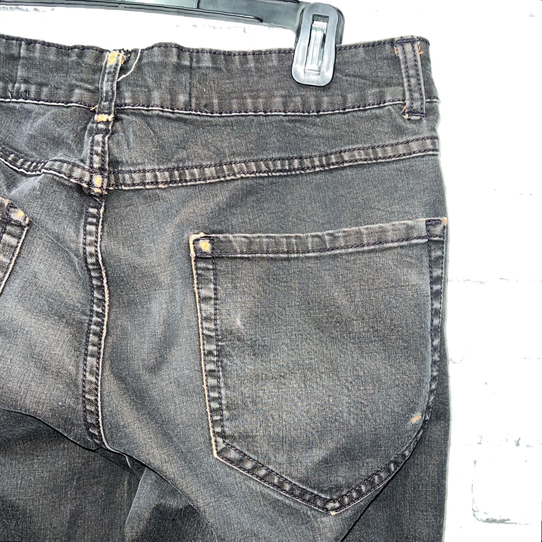 Vintage 21 Gray Cotton Blend Stretchy Jeans Mens Size 30x32 Size US 30 / EU 46 - 3 Thumbnail