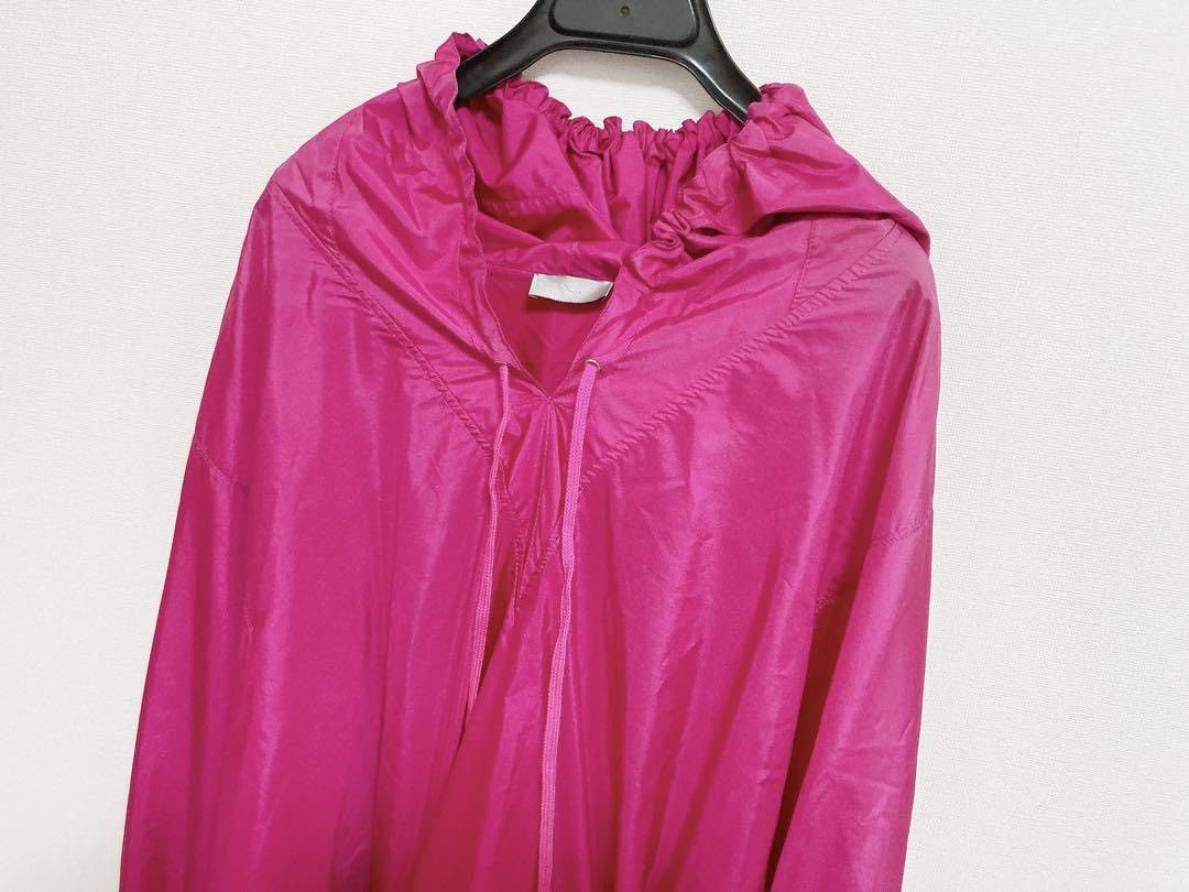 Dior × Kris Van Assche Magenta rare silk dolman anorak jacket Size US S / EU 44-46 / 1 - 4 Thumbnail