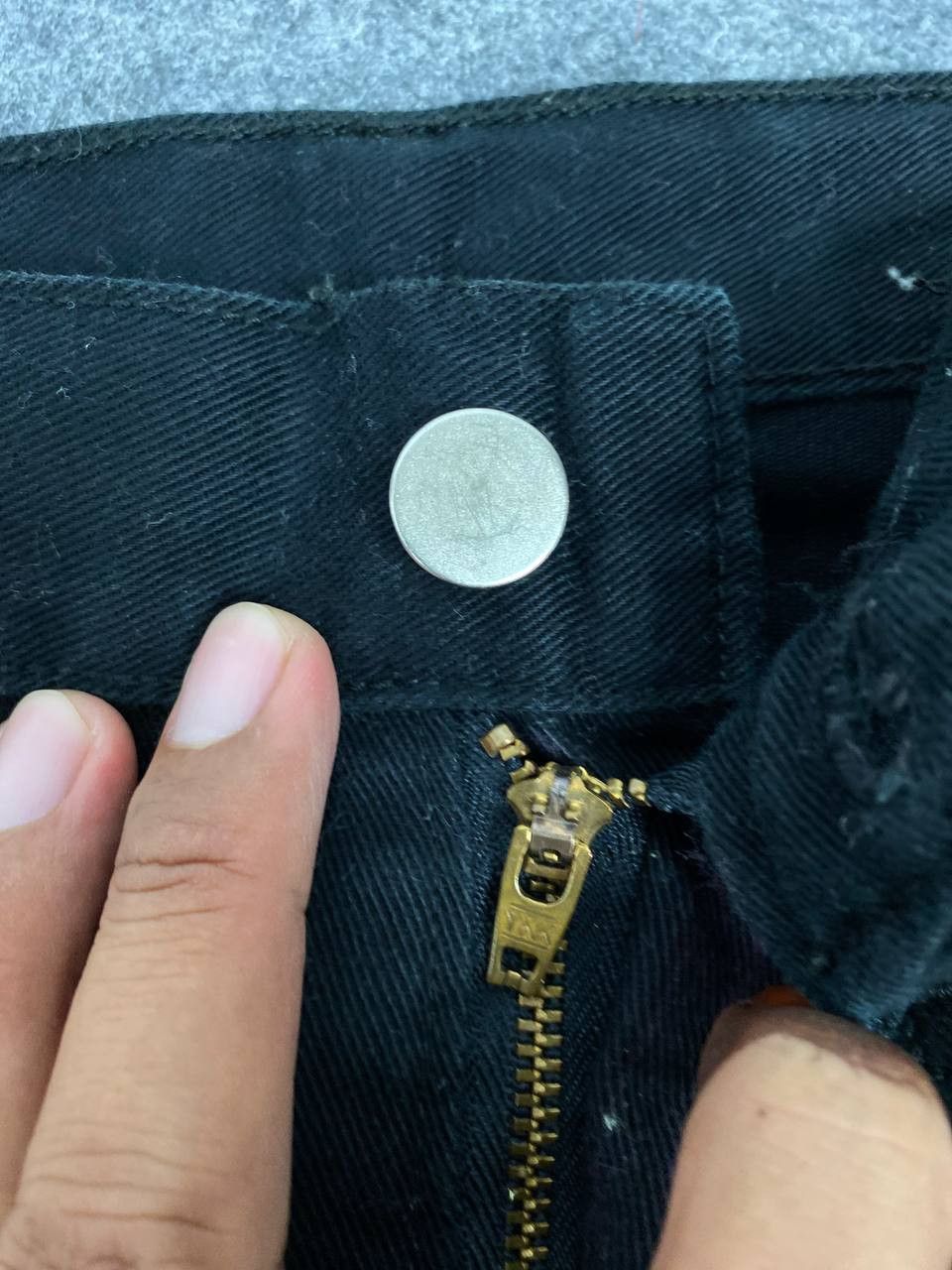 Japanese Brand vintage japanese brands black denim nice design Size US 30 / EU 46 - 7 Thumbnail