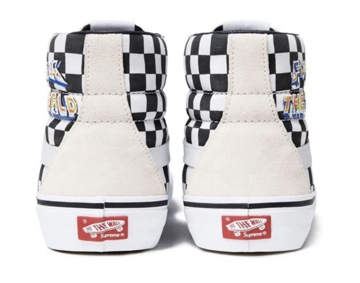 Supreme × Vans Supreme®/Vans® FTW Sk8-Hi Style: White Size: 9.5 Size US 9.5 / EU 42-43 - 2 Thumbnail