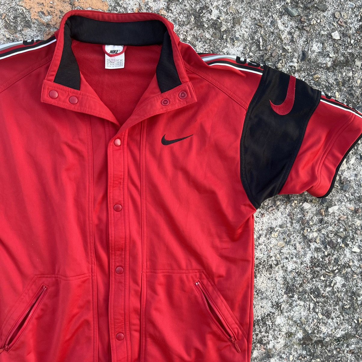 Nike × Vintage Nike USA Swoosh Vintage Sleeveless Y2K Jacket Jersey Size US XL / EU 56 / 4 - 3 Thumbnail