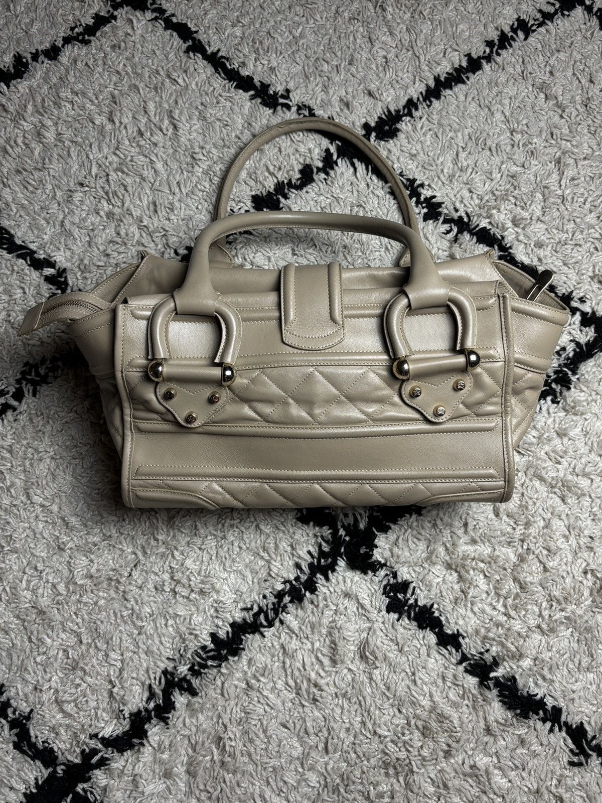 Burberry Burberry Leather Quilted Manor Bag Shoulder Vintage Luxury Size ONE SIZE - 5 Thumbnail
