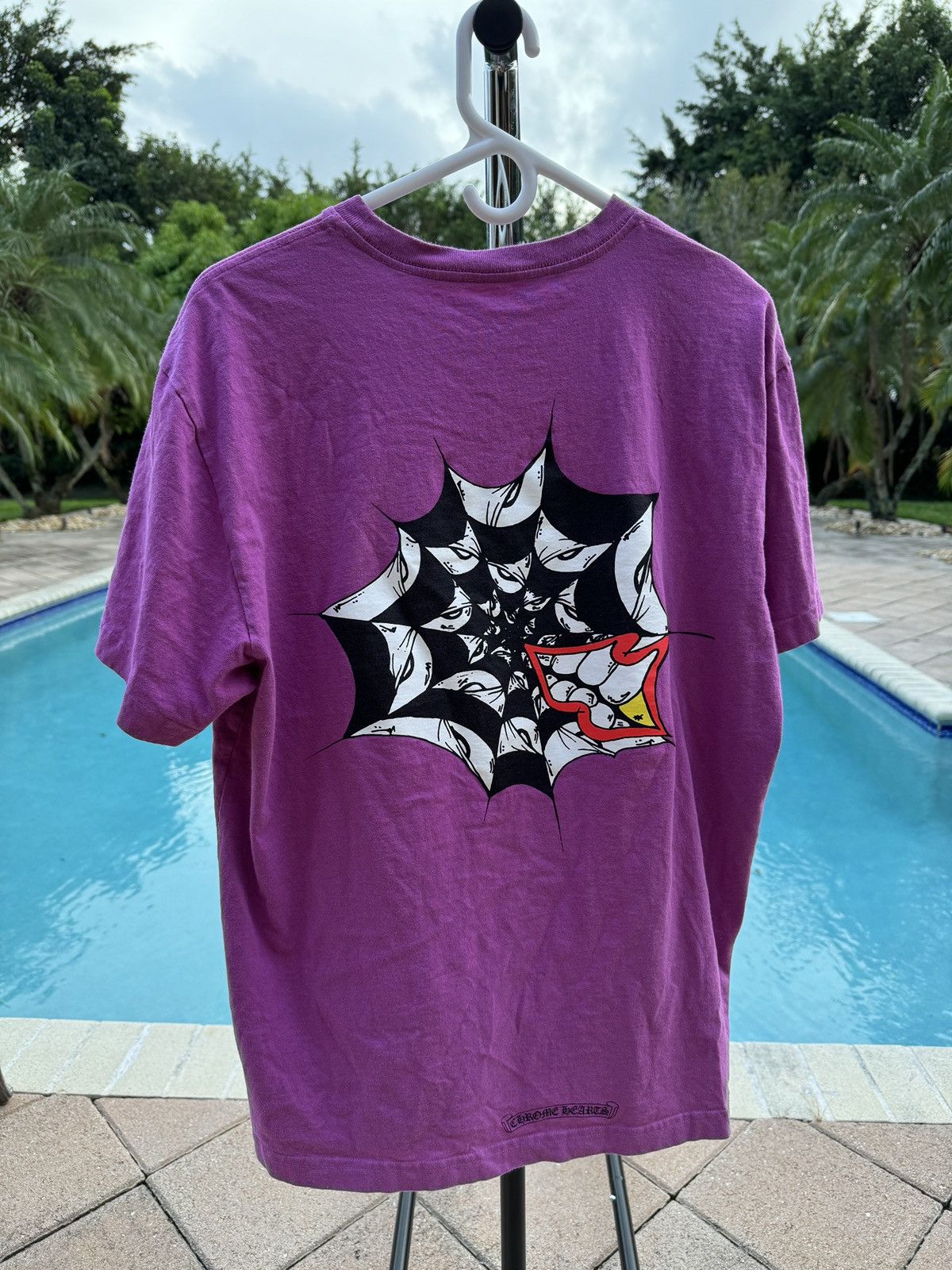 Chrome Hearts Tshirt cheapest Purple XL