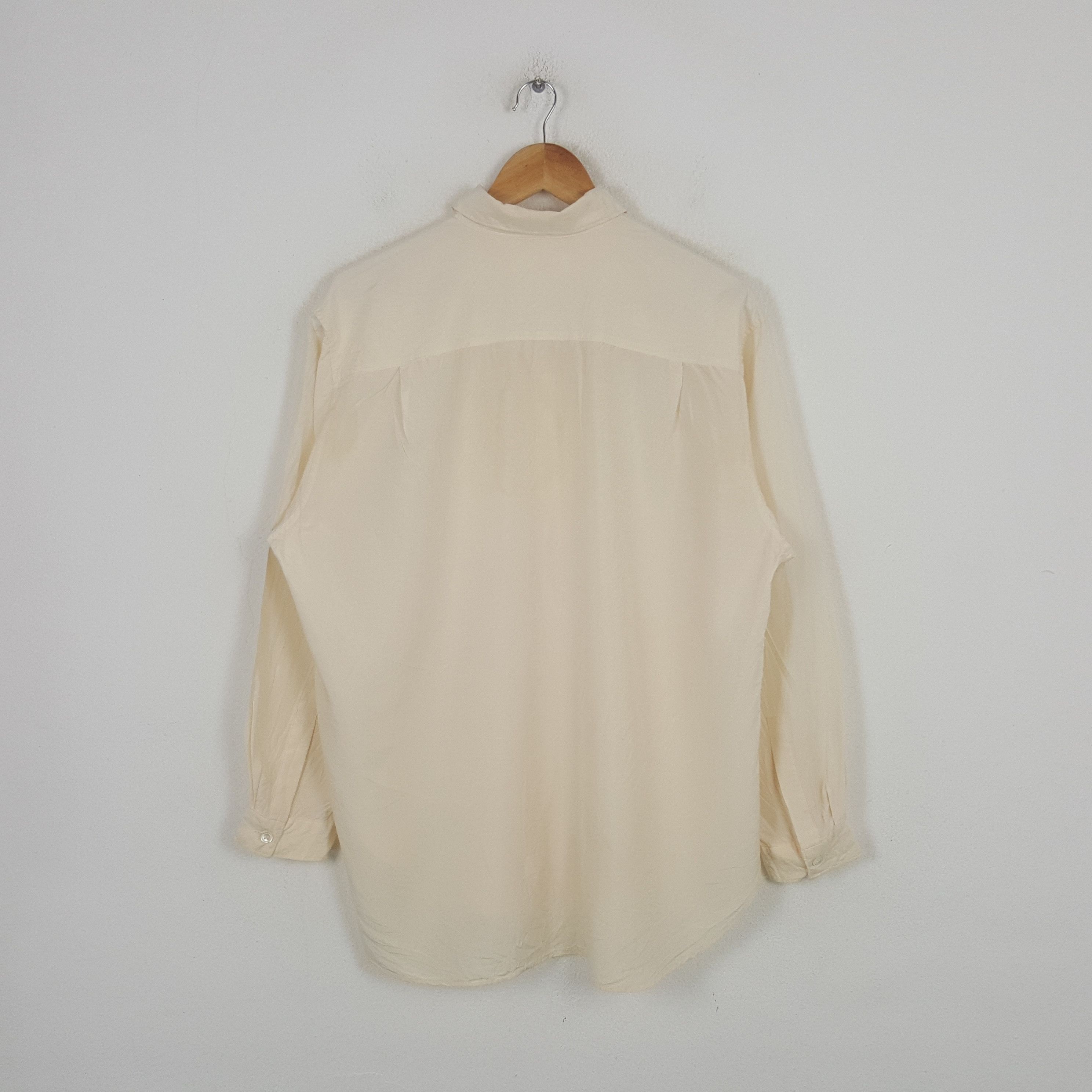 Y's Vintage Y's By Yohji Yamamoto Plain Shirt Button Up RR21 Size US L / EU 52-54 / 3 - 3 Thumbnail