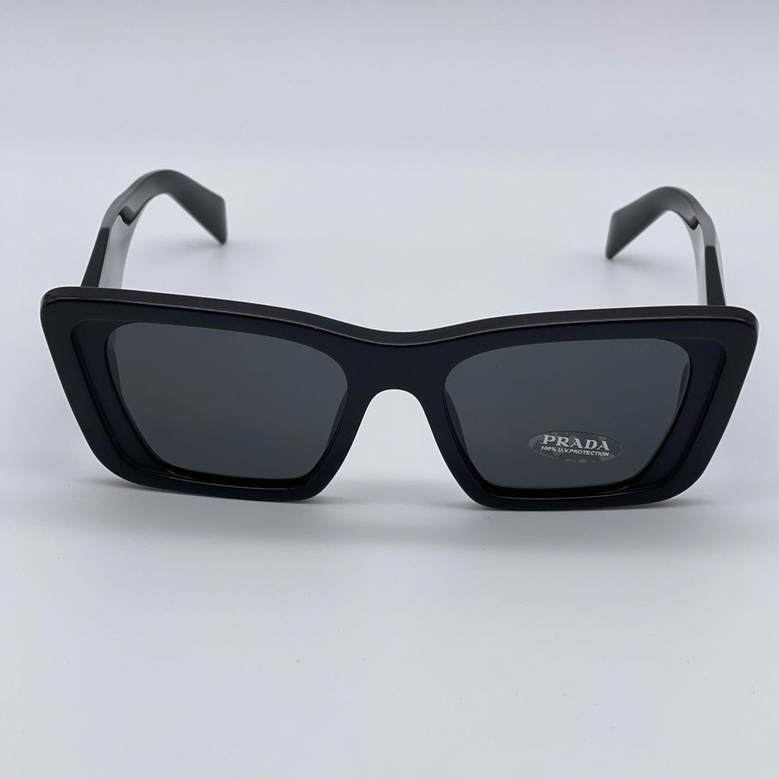 Prada NEW PRADA PR08YS 1AB5S0 Black Dark Grey Unisex Sunglasses Size ONE SIZE - 9 Thumbnail