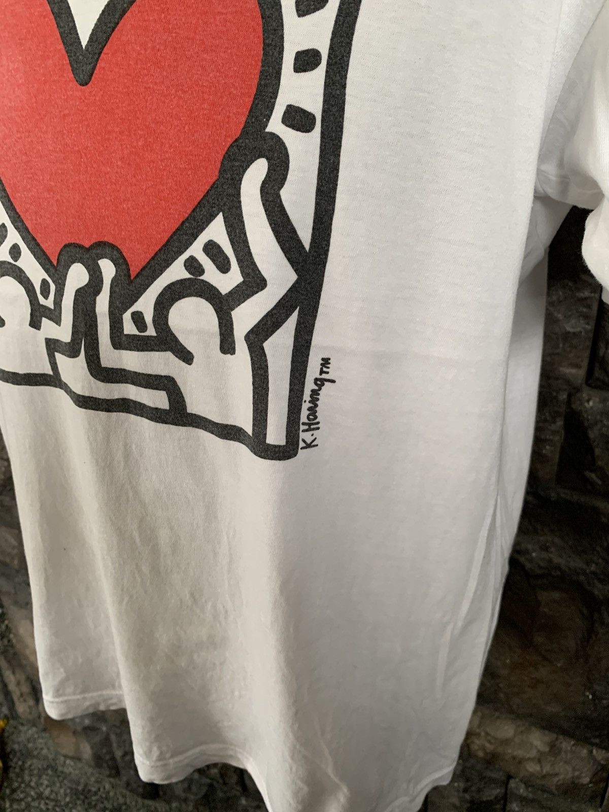 Keith Haring Vintage 90s Keith Haring Pop Shop Artwork T shirt Size US M / EU 48-50 / 2 - 3 Thumbnail