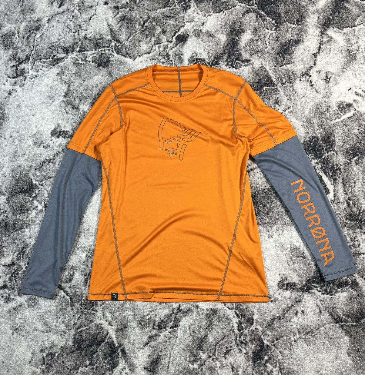 Norrona Norrøna Tech Long Sleeve Shirt Orange Outdoor Size US M / EU 48-50 / 2 - 1 Thumbnail