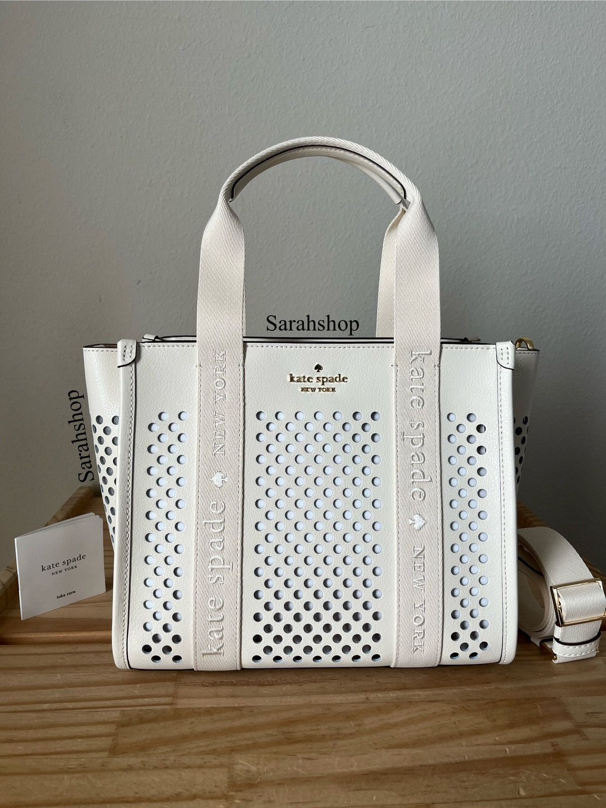 Kate Spade Kate spade Kip Perforated Leather Small Tote Size ONE SIZE - 1 Thumbnail