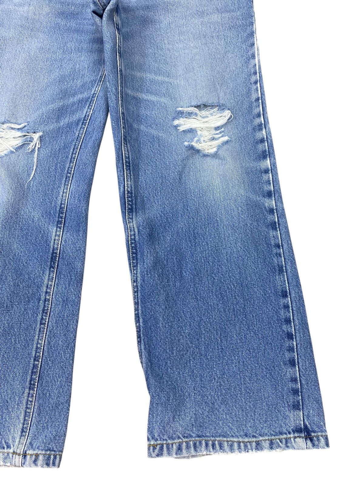 Lee Lee Brand Ripped Whiskers Style Loose Jeans Size US 32 / EU 48 - 8 Thumbnail