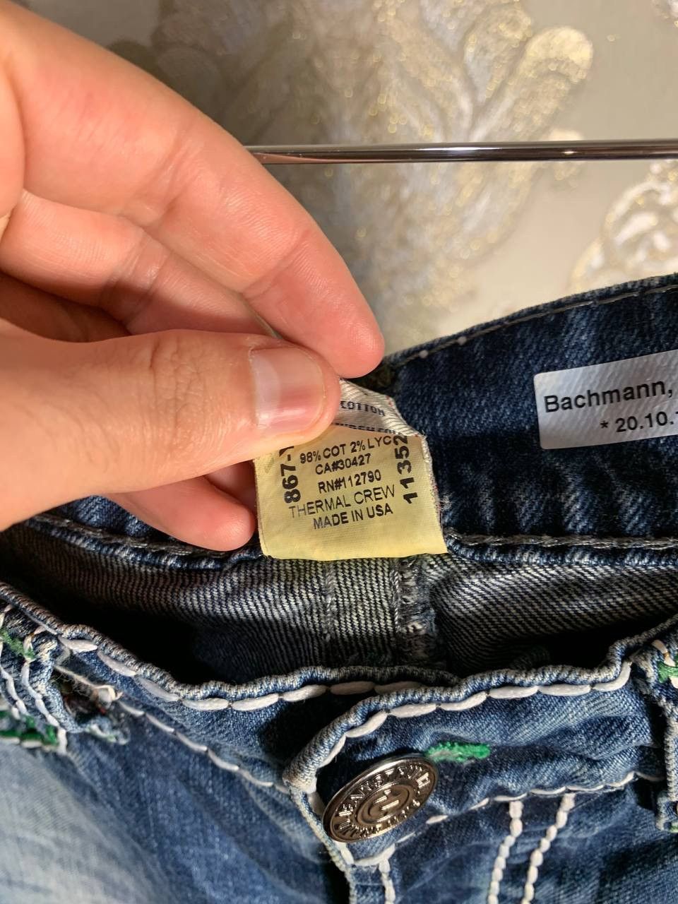 True Religion × Vintage VERY RARE TRUE RELIGION DENIM JEANS JAPANESE BRAND DESIGNER Size US 32 / EU 48 - 6 Thumbnail