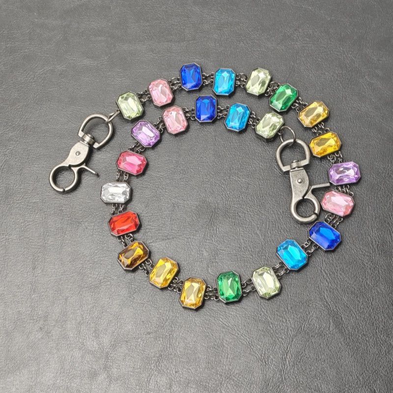 Japanese Brand × Vintage Concise Colour Agate Crystal Pants Chain Size ONE SIZE - 5 Thumbnail