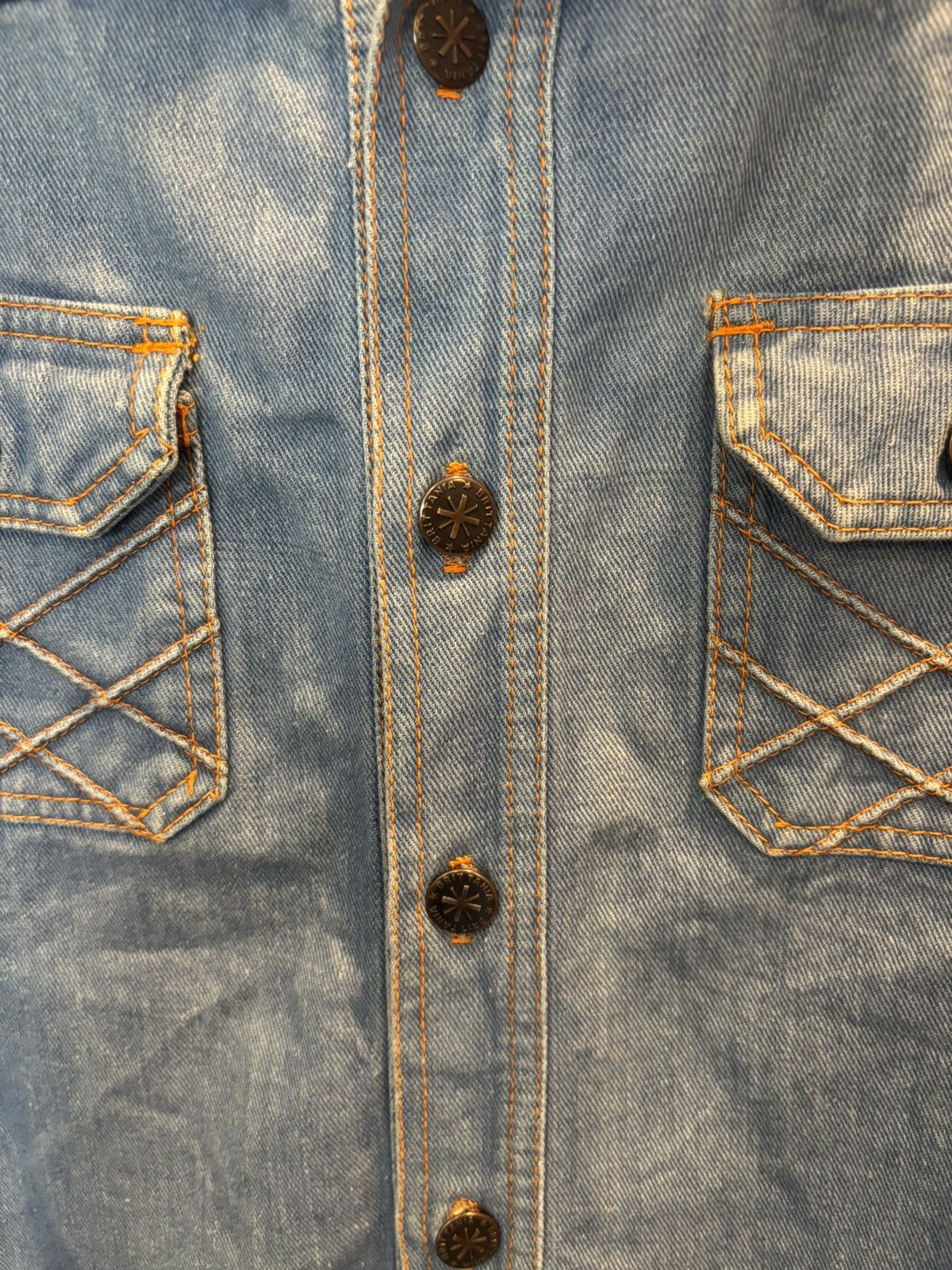 Japanese Brand Brittania Sportswear🏸 Denim Jacket Size US L / EU 52-54 / 3 - 2 Thumbnail