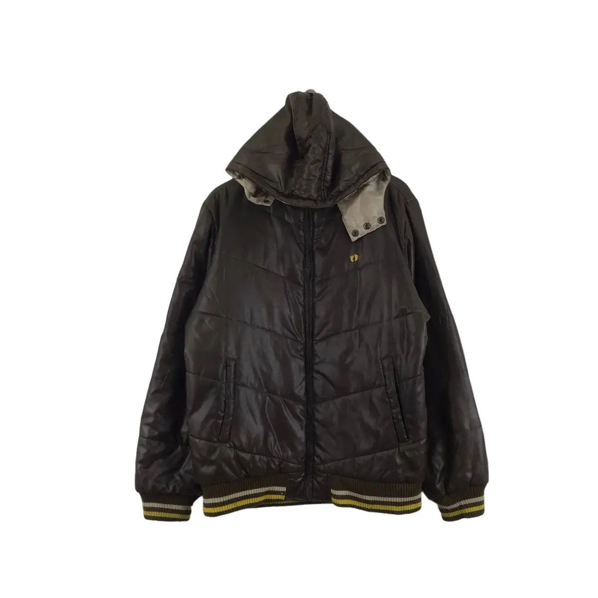 Hang Ten HANG TEN Hawaii USA Mini Embroidered Logo Puffer Hooded Size US L / EU 52-54 / 3 - 1 Thumbnail