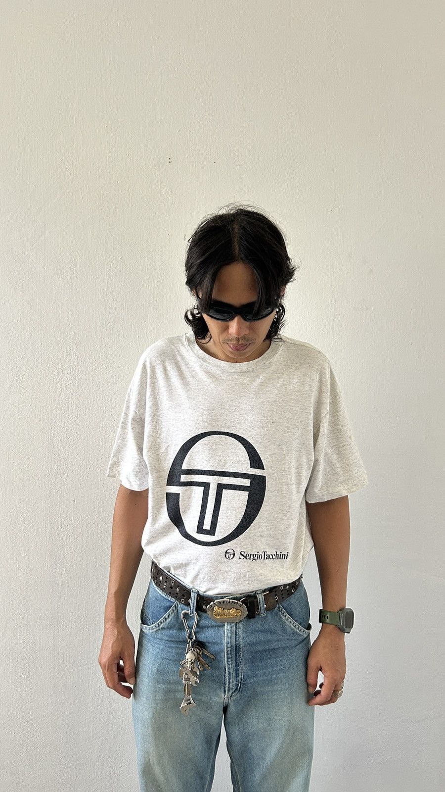 Sergio Tacchini × Vintage 1990s Sergio Tacchini - Essential Top Size US L / EU 52-54 / 3 - 4 Thumbnail