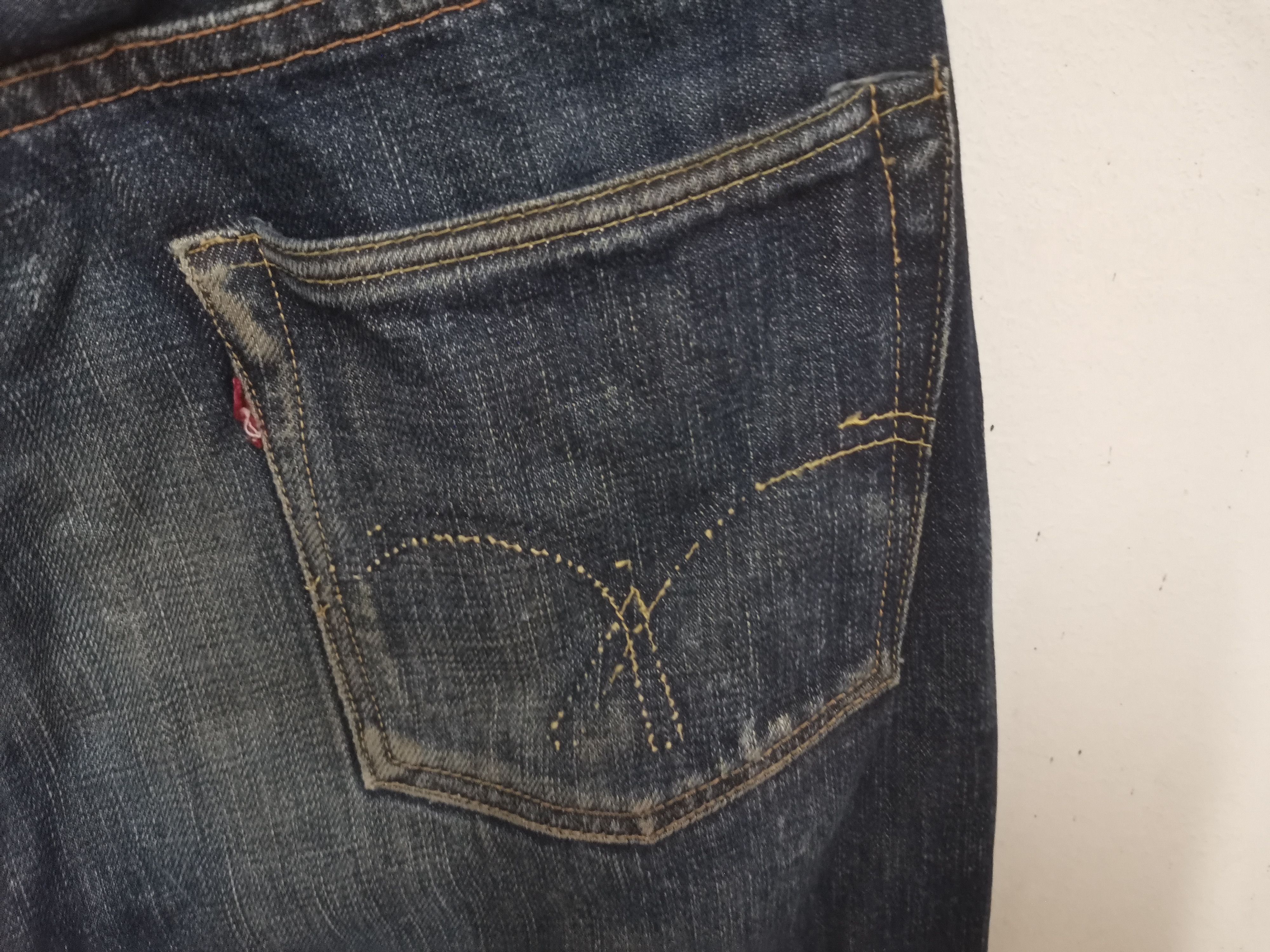 Full Count & Co. × Japanese Brand Rare Full Count red line denim Size US 29 - 6 Thumbnail