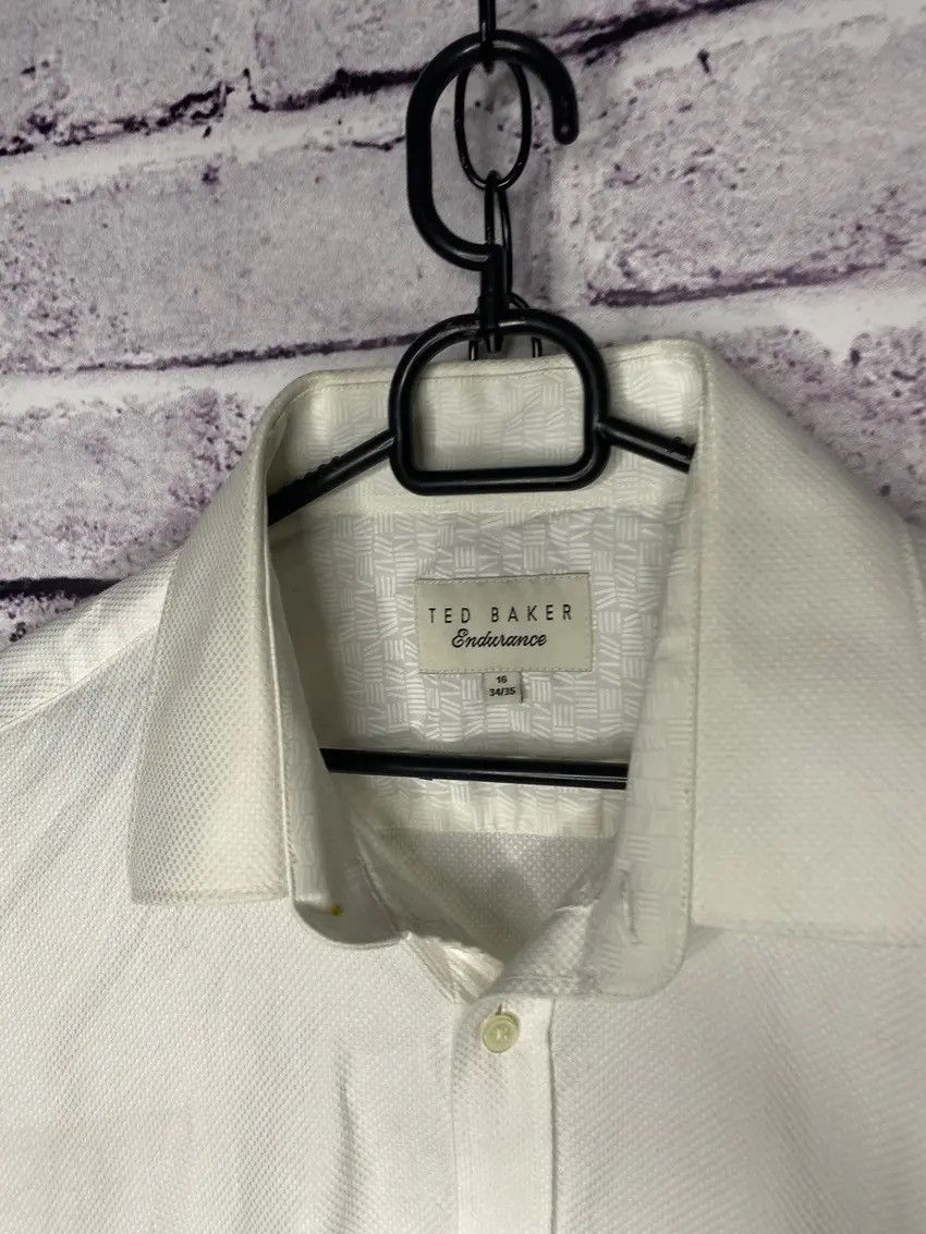 Ted Baker MENS TED BAKER Short Sleeve Men's Shirt Luxury Size US L / EU 52-54 / 3 - 3 Thumbnail