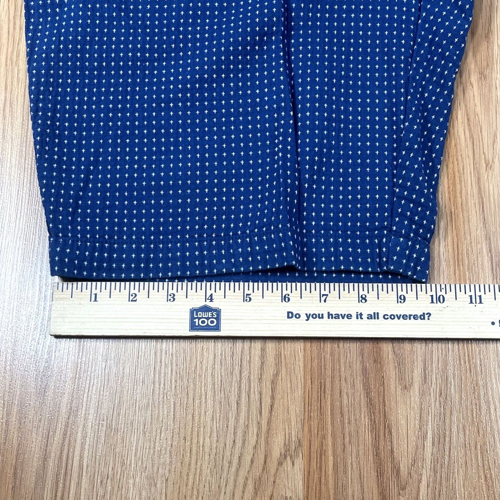 Vintage Goodiellow & Co Mens Linden Bermuda Flat Front Khaki Chino Slack Shorts 36 Blue Size US 36 / EU 52 - 6 Thumbnail