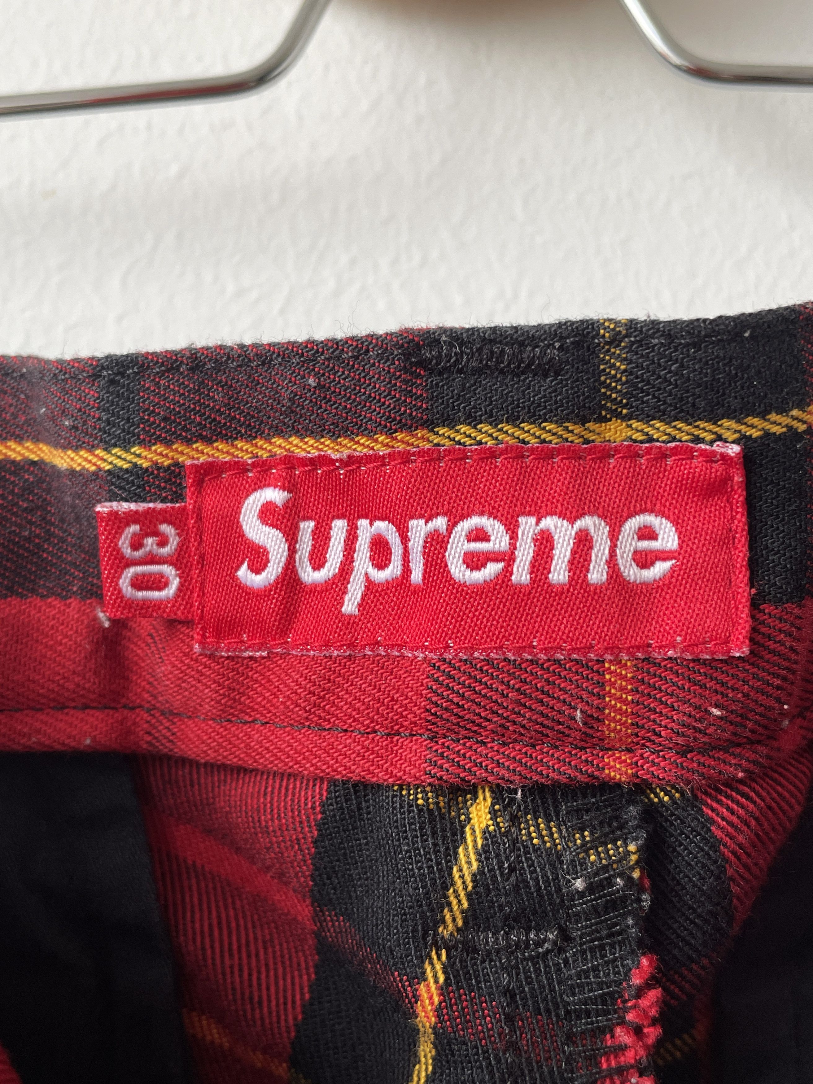 Supreme FW12 plaid pants Size US 30 / EU 46 - 4 Thumbnail