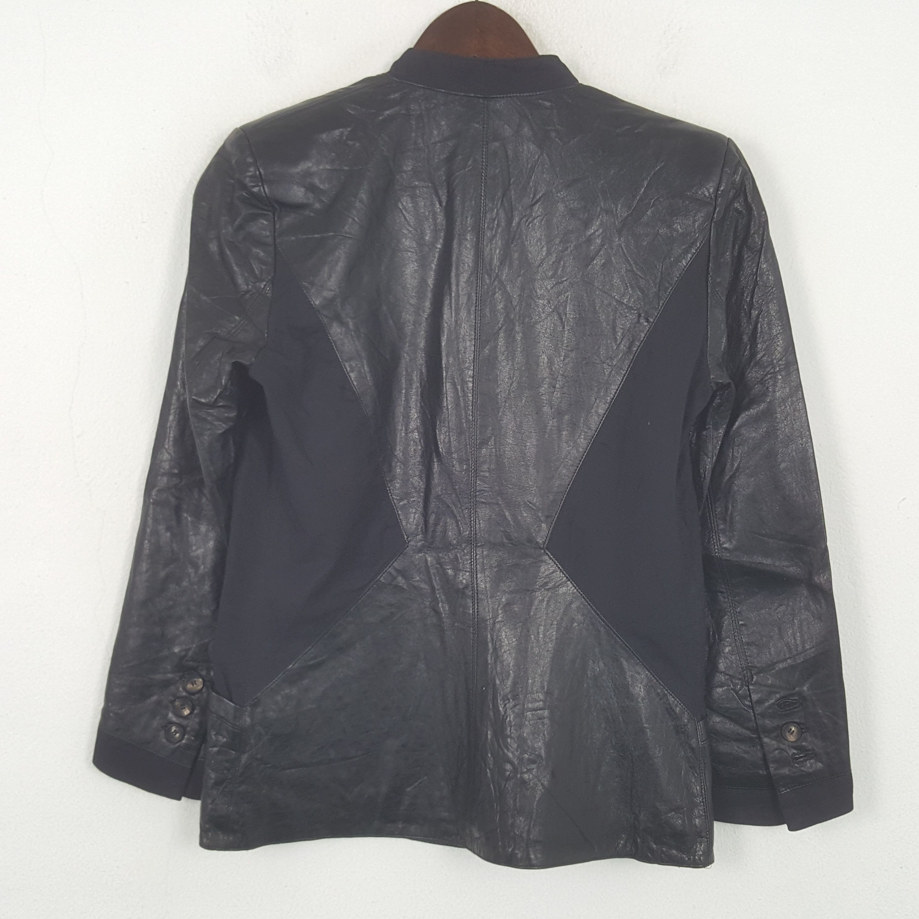 Helmut Lang Vintage Helmut Lang Leather Button Blazer Jacket Size US XS / EU 42 / 0 - 2 Thumbnail