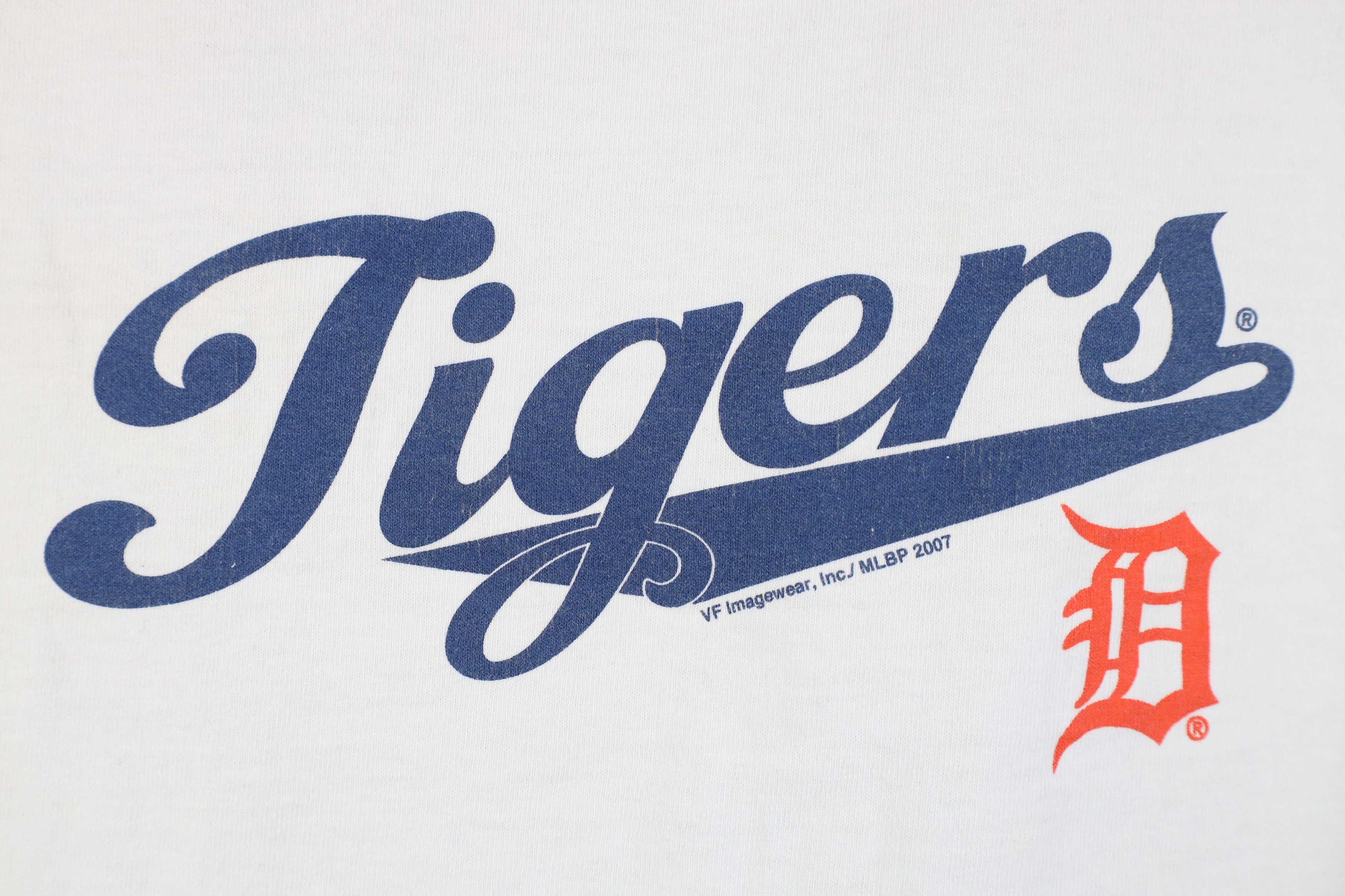 Vintage Vintage Y2K 2007 Tigers Baseball 3/4 Sleeve Raglan T-Shirt Size US L / EU 52-54 / 3 - 4 Thumbnail