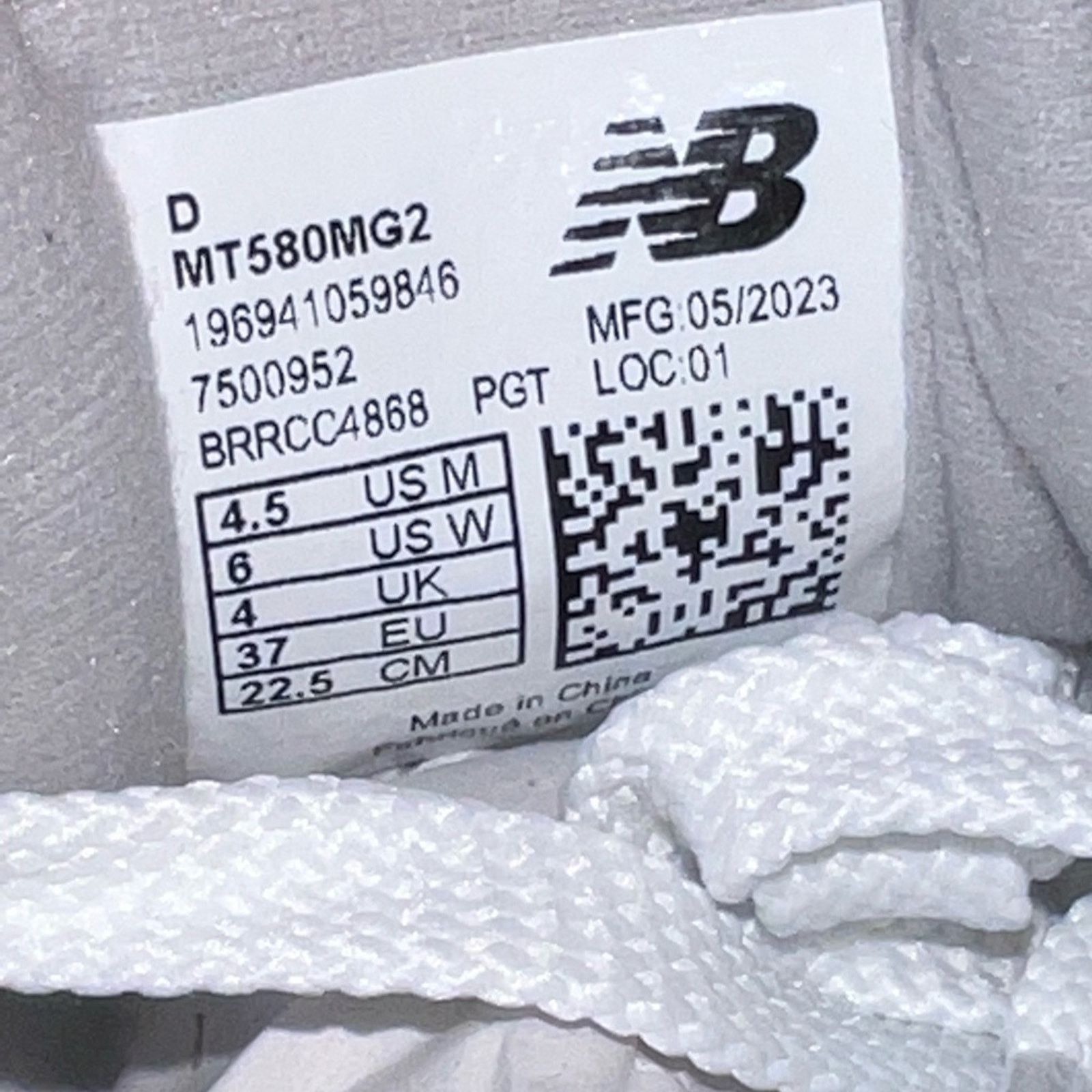 New Balance New Balance 580 “Raincloud Grey White” Size US 6 / IT 36 - 8 Thumbnail