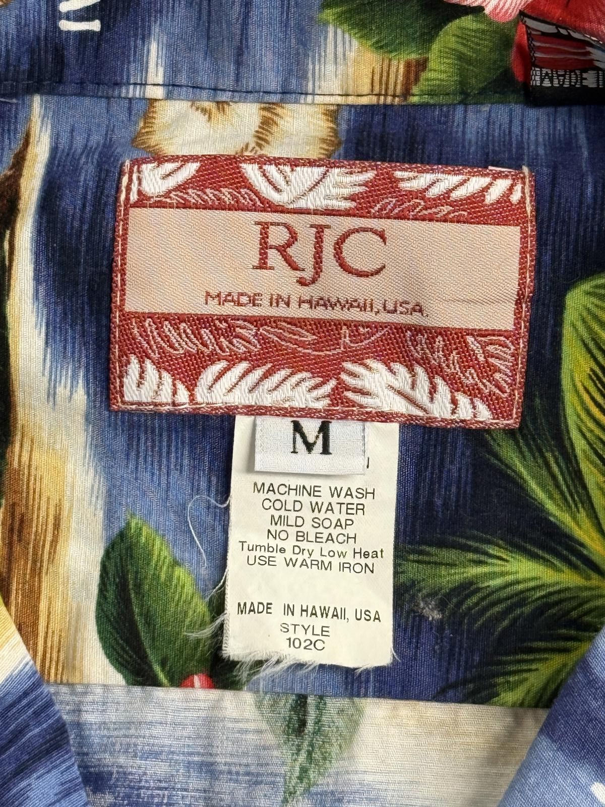 Other RJC Mens Hawaiian Shirt Hawaiian Islands Made in Hawaii - M Size US M / EU 48-50 / 2 - 2 Thumbnail