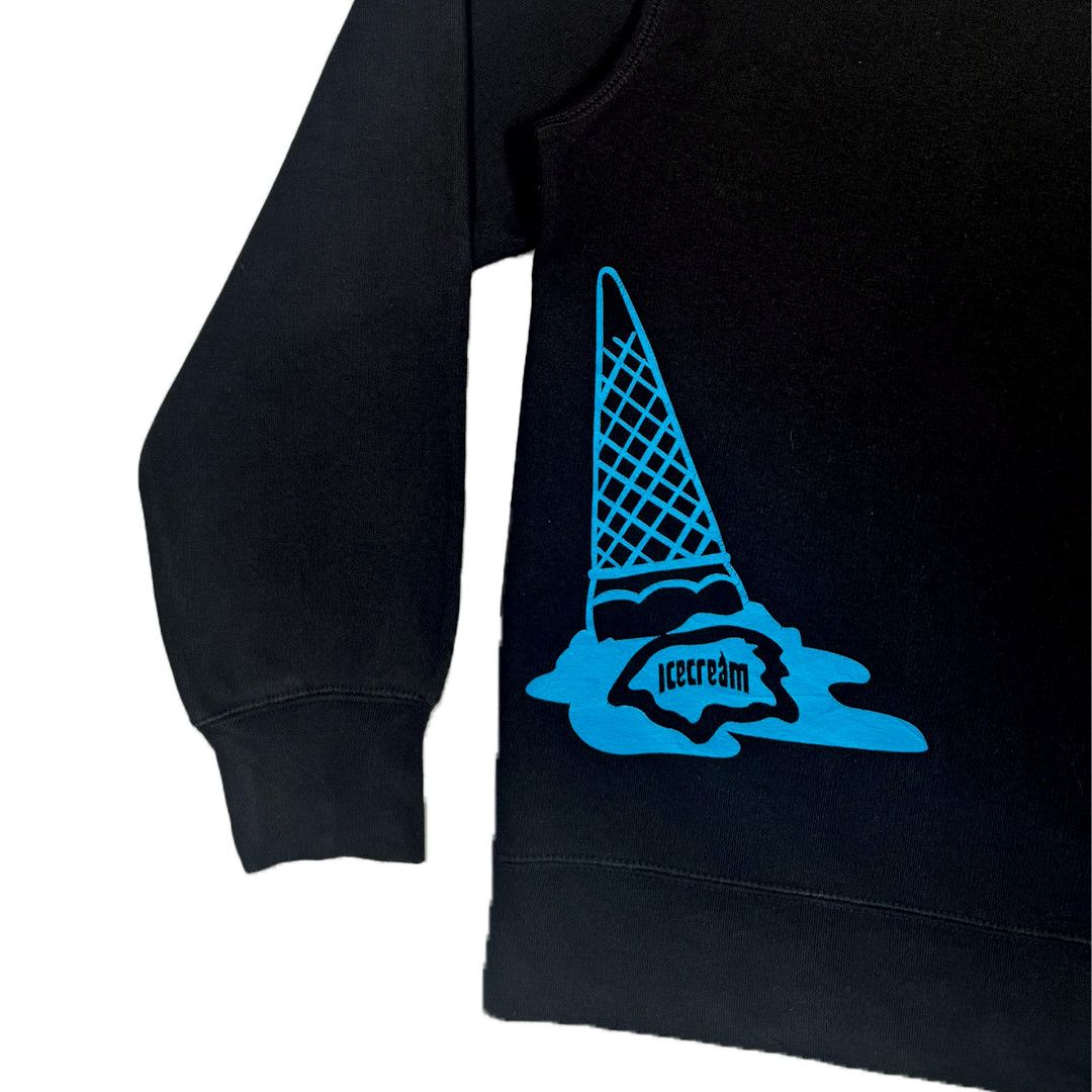 Icecream Icecream - Japanese Logo Spellout Sweatshirt - Black - M Size US M / EU 48-50 / 2 - 3 Thumbnail