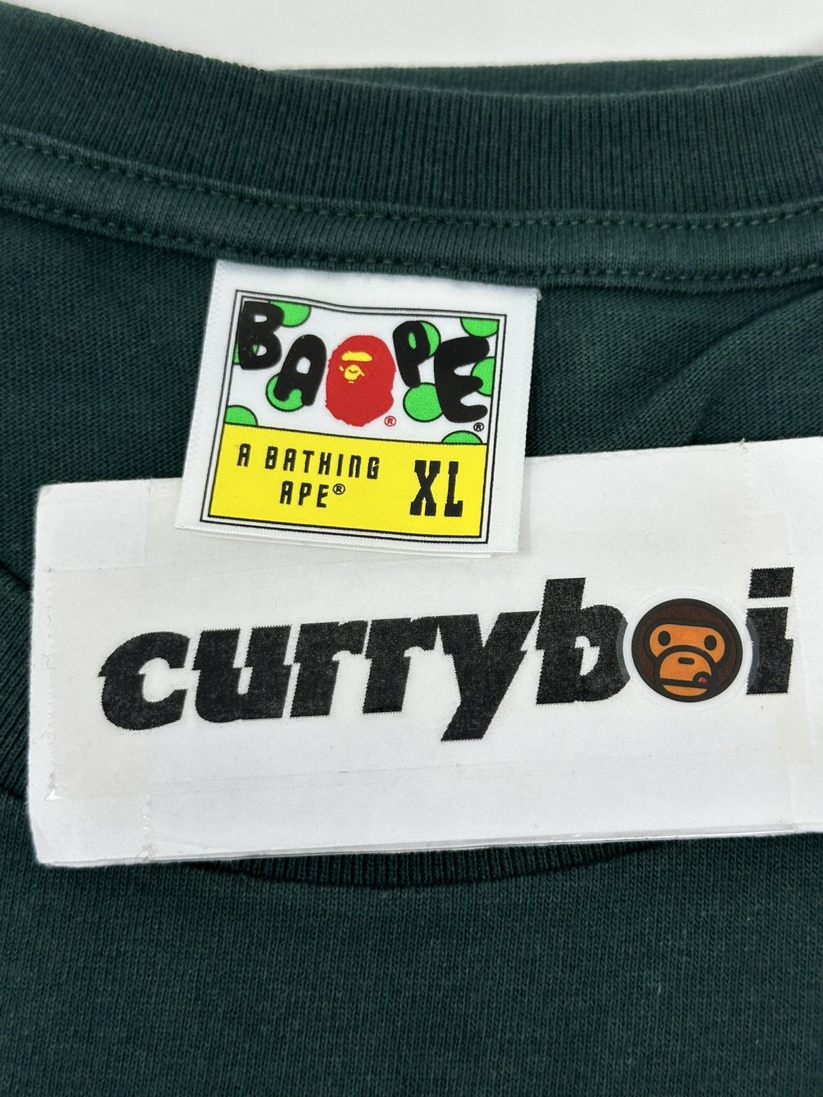 Bape SALE🔥BAPE Colors NYC Logo Tee Green Size US XL / EU 56 / 4 - 5 Thumbnail