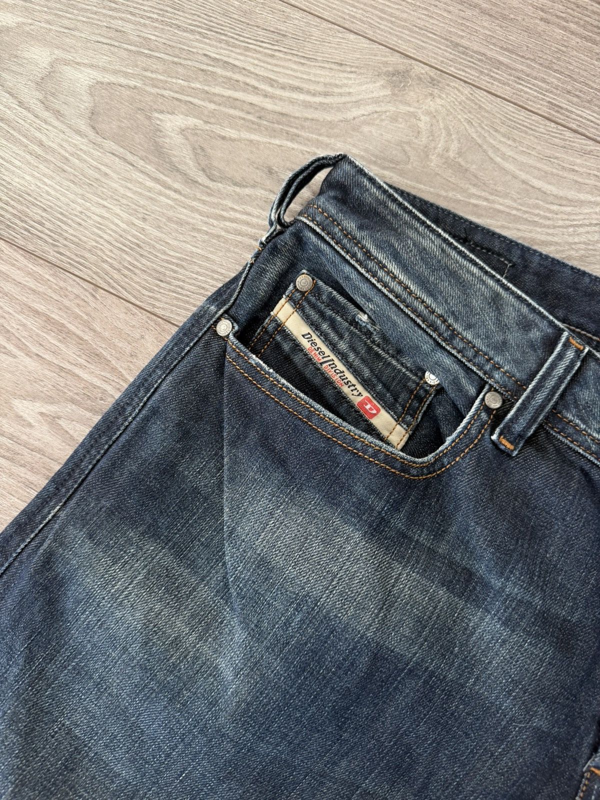 Diesel ‼️Vintage Diesel IND Ladder Baggy Black Denim Jeans‼️ Size US 33 - 14 Thumbnail