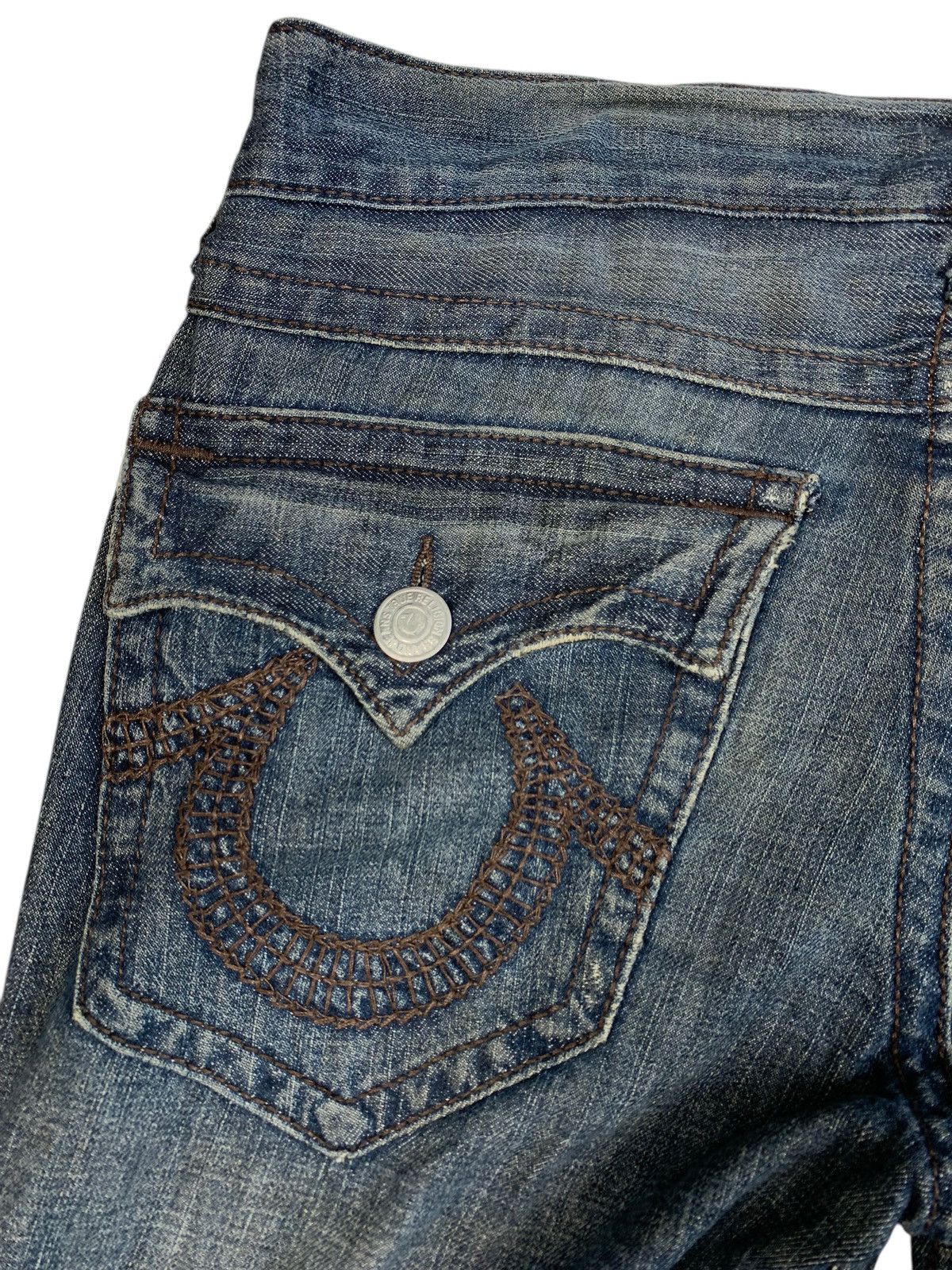 True Religion Y2K 2000’s True Religion Ricky Regular Fit Denim Size US 36 / EU 52 - 14 Thumbnail