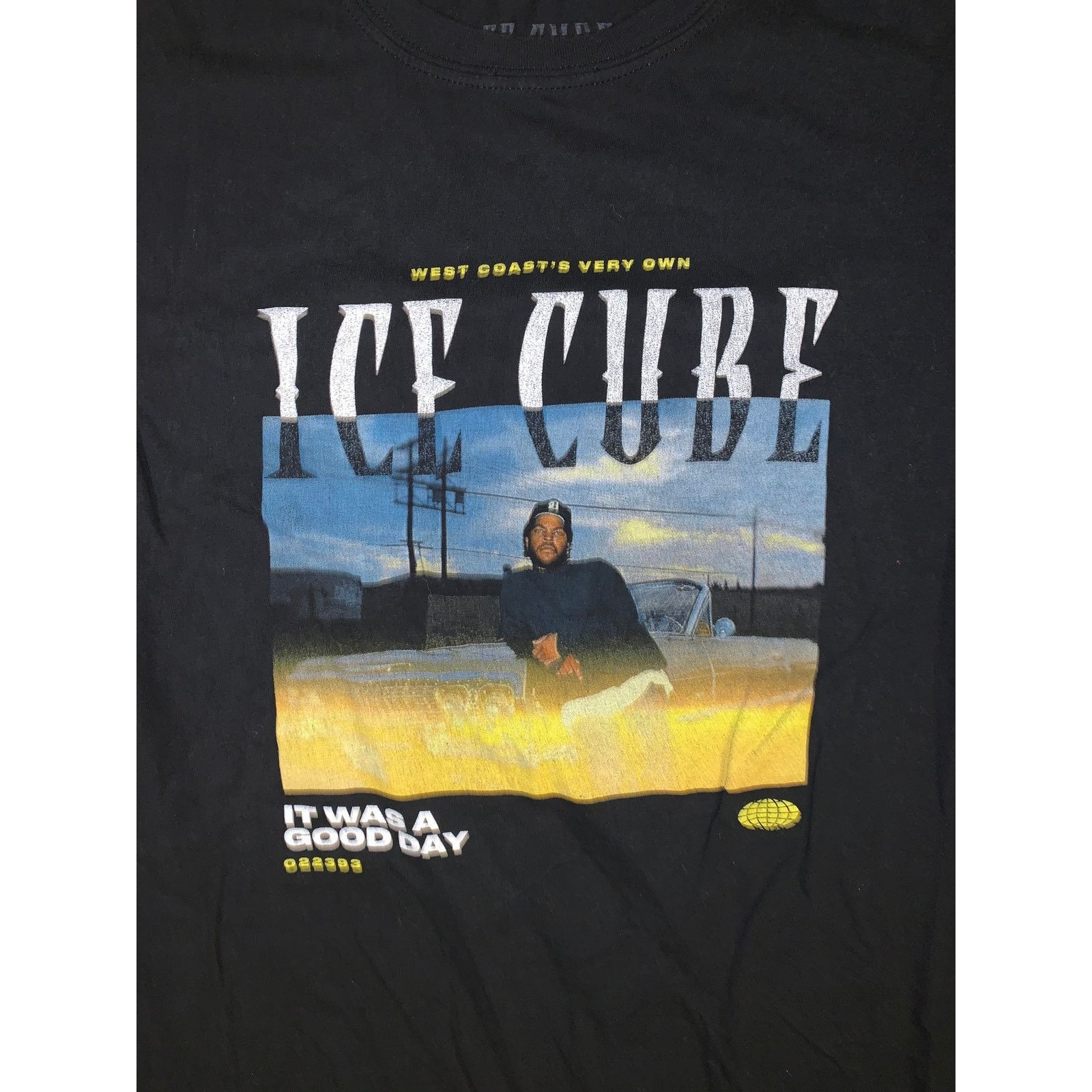 Rap Tees Ice Cube It Was A Good Day T Shirt Large Black Rap Tee Size US L / EU 52-54 / 3 - 1 Thumbnail