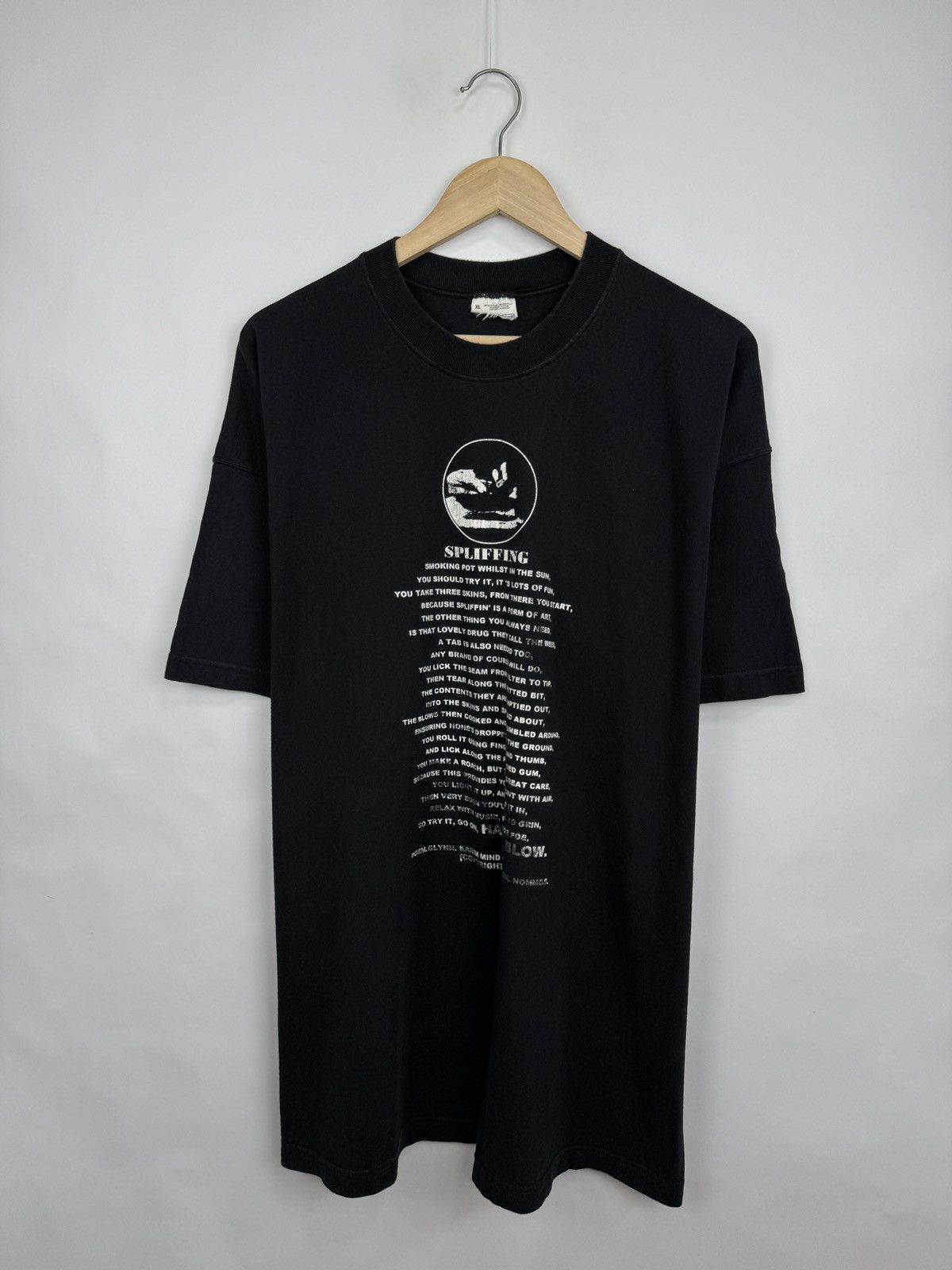 4GSELLER 🇺🇸 Vintage 1995 Spliffing Weed 420 Marijuana Cannabis T-Shirt Size US XL / EU 56 / 4 - 2 Thumbnail