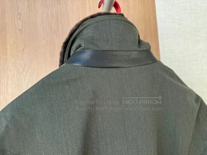 Other Loro Piana Green Fur Collar Bomber Jacket. Size US M / EU 48-50 / 2 - 6 Thumbnail