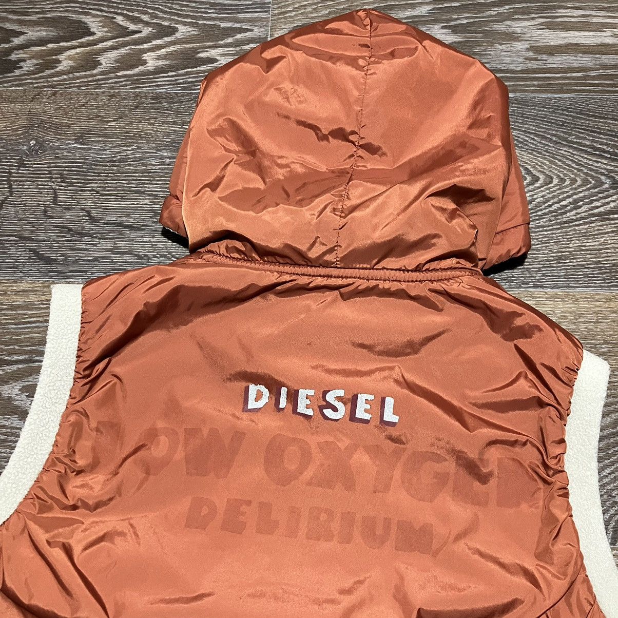 Diesel Vintage Y2K DIESEL Reversible Nylon/Fleece Womens Vest Size S / US 4 / IT 40 - 8 Thumbnail