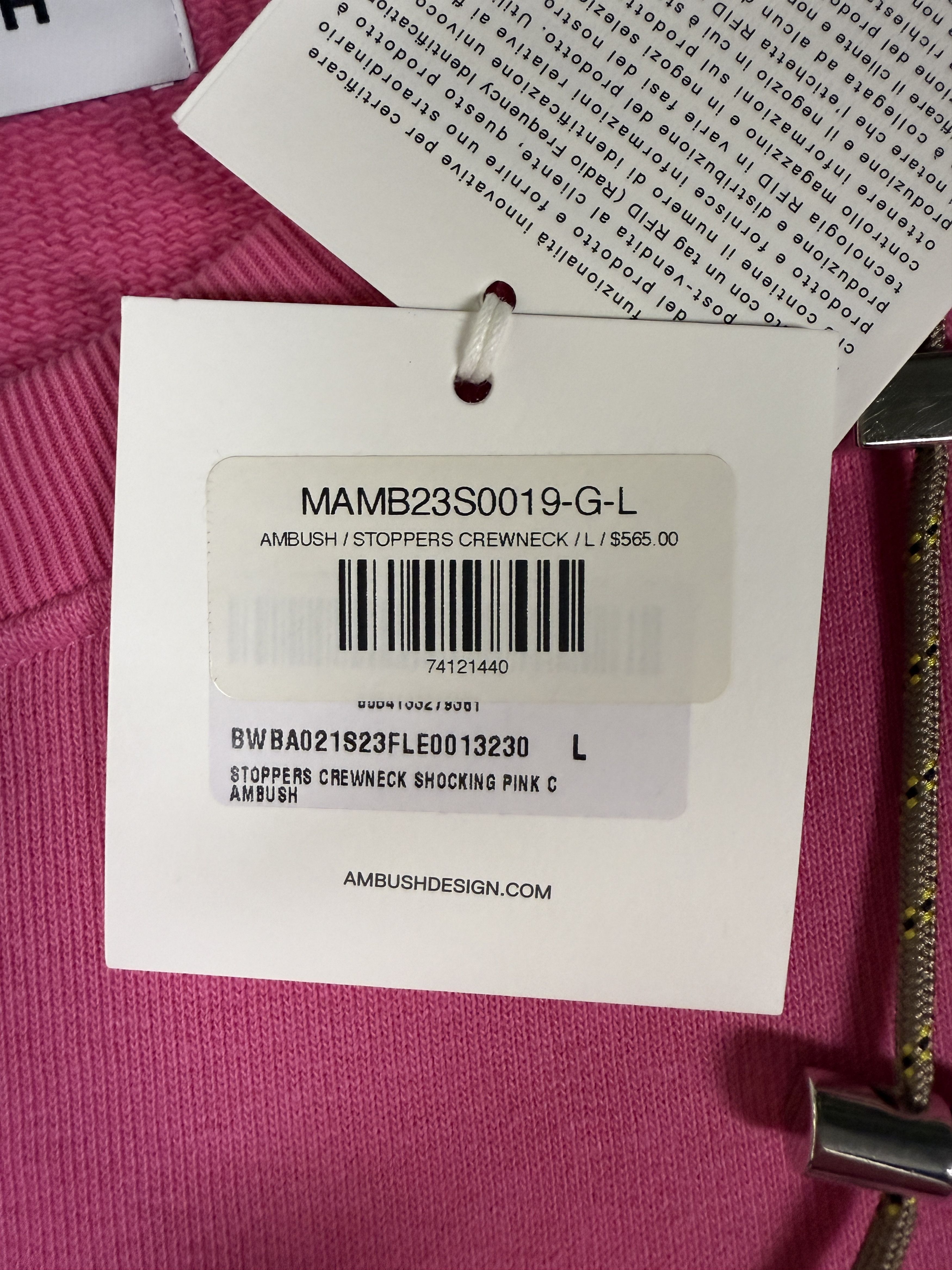 Ambush Design $565 Ambush Stoppers Chain Crewneck Sweatshirt Size US L / EU 52-54 / 3 - 11 Thumbnail