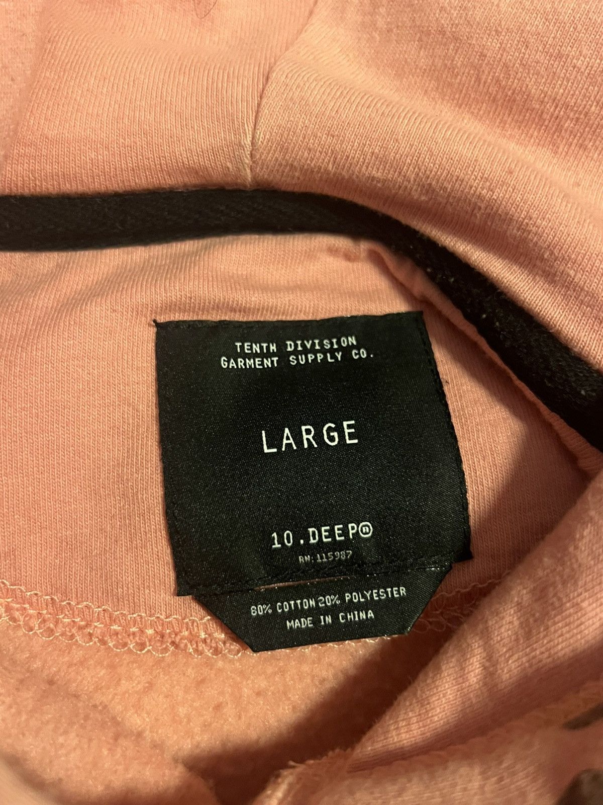10 Deep 10 Deep Sound & Fury Men's Hoodie, Pink Chips Size US L / EU 52-54 / 3 - 3 Thumbnail