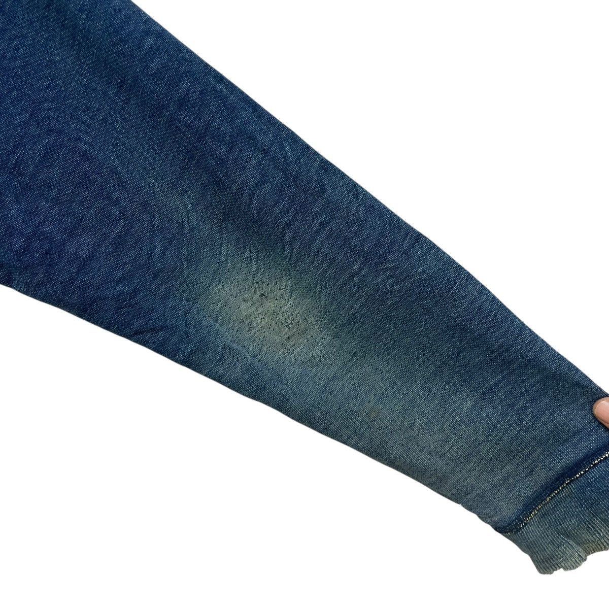 45rpm 💥Vintage Distressed Indigo Sweatshirt Pullover Crewneck Size US M / EU 48-50 / 2 - 14 Thumbnail
