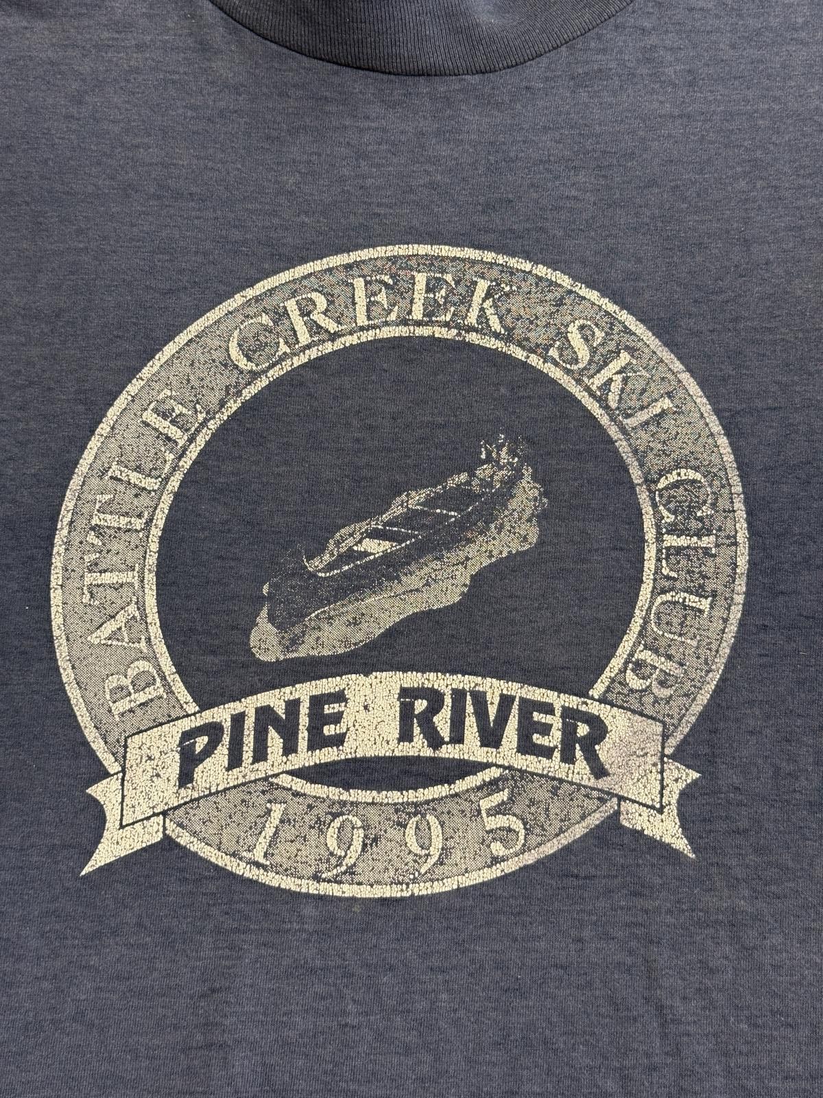 Fruit Of The Loom Vintage Battle Creek Ski Club T-shirt Boyne Mountain BCSC -L Size US L / EU 52-54 / 3 - 3 Thumbnail