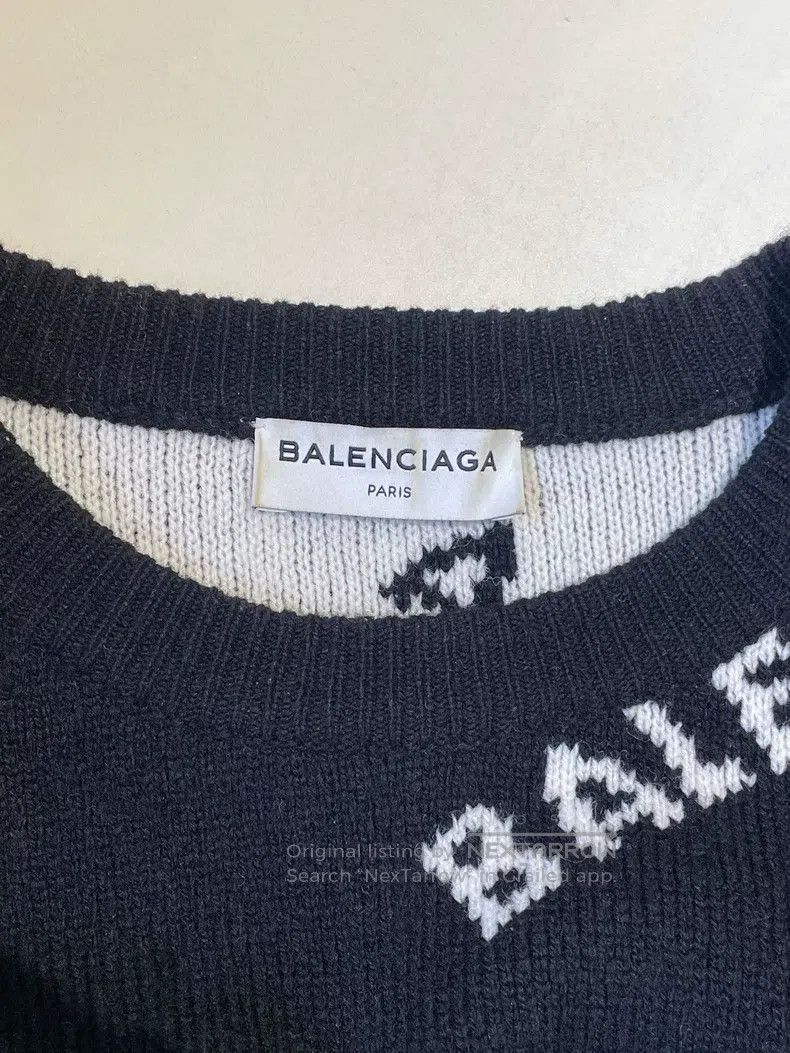 Balenciaga Balenciaga Black Sweater Size XS / US 0-2 / IT 36-38 - 6 Thumbnail