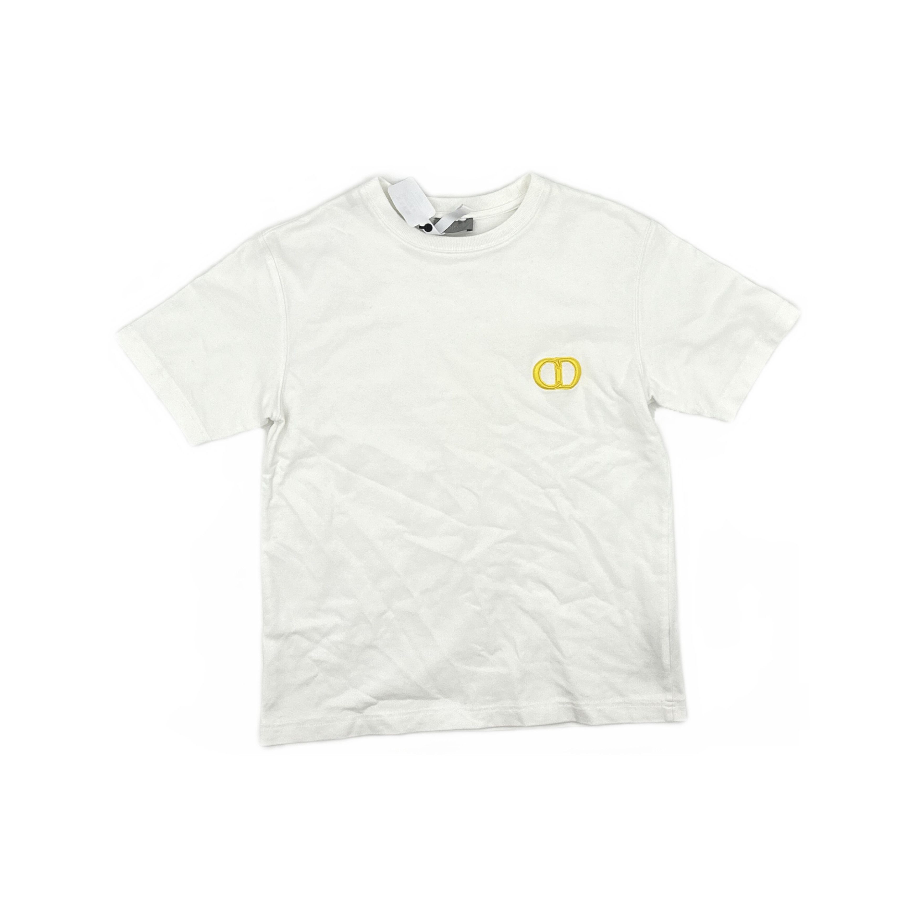 Dior Dior Embroidered CD Logo T-Shirt XXS Size US XXS / EU 40 - 1 Thumbnail