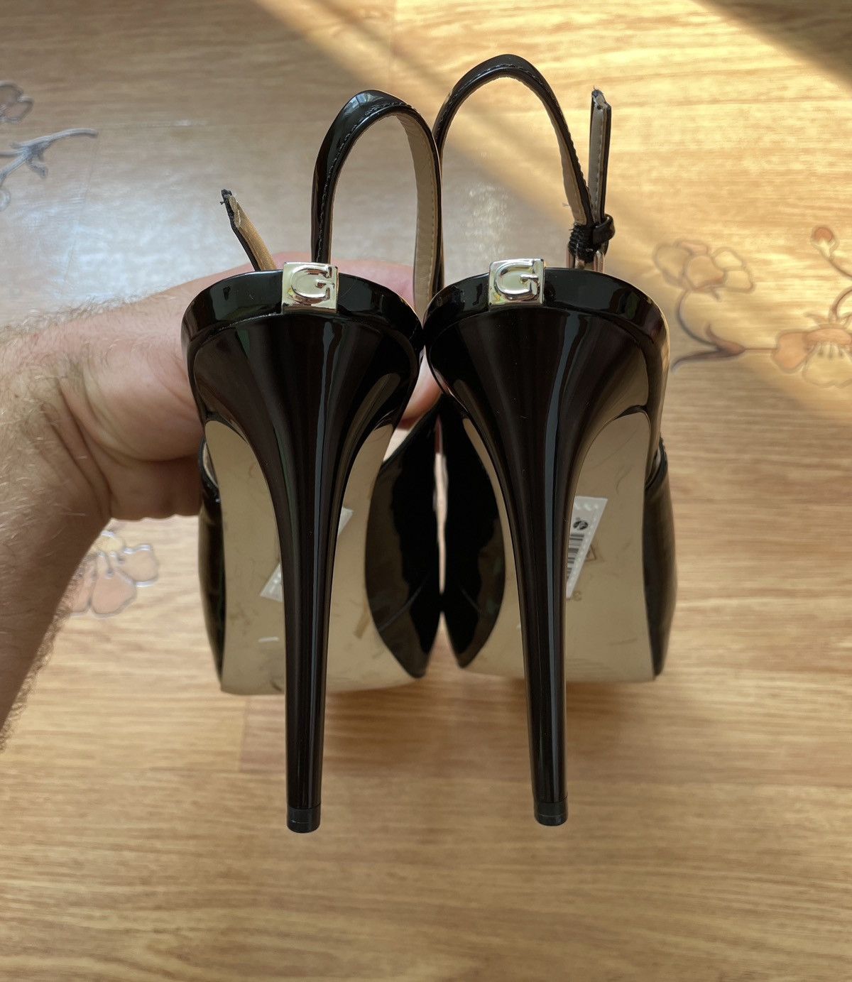 Guess Guess Black Heels Size US 8 / IT 38 - 8 Thumbnail